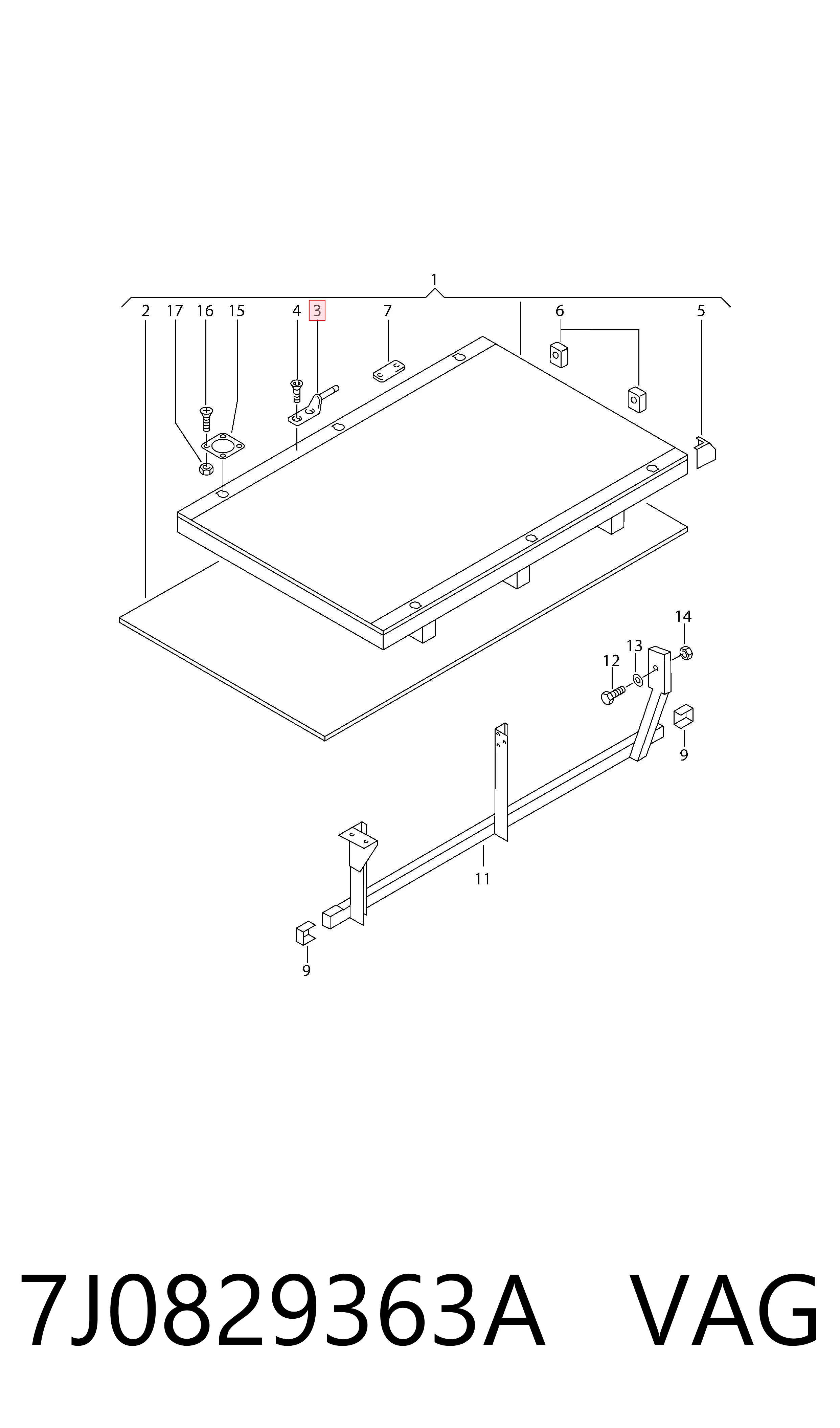 Comprar 7J0829363A VAG 