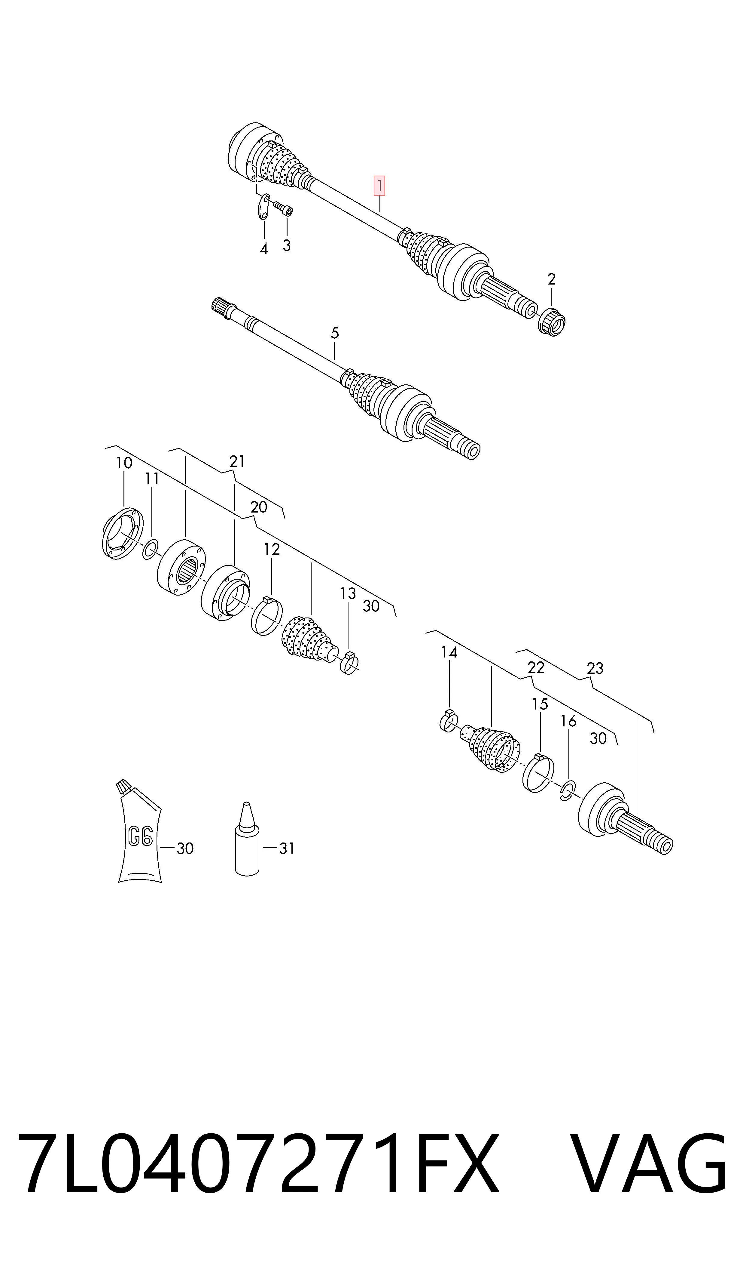 7L0407271FX VAG