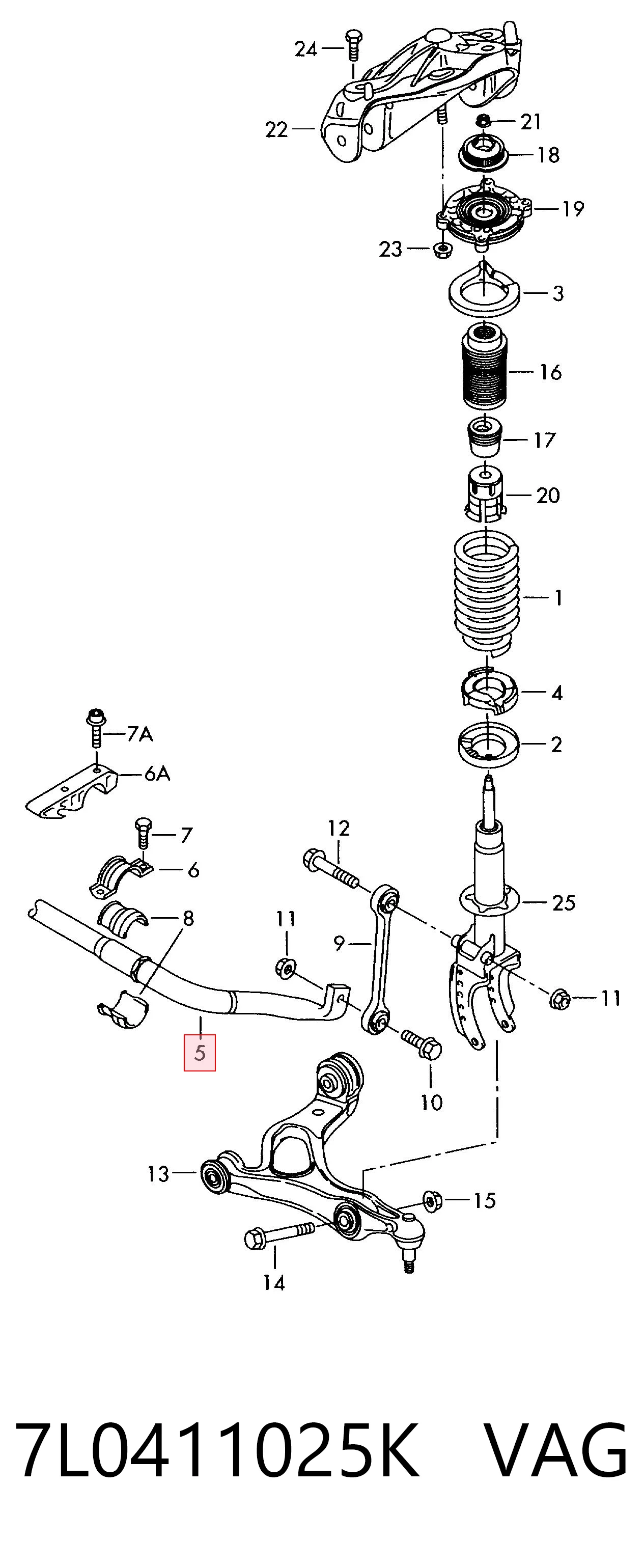 7L0411025K VAG