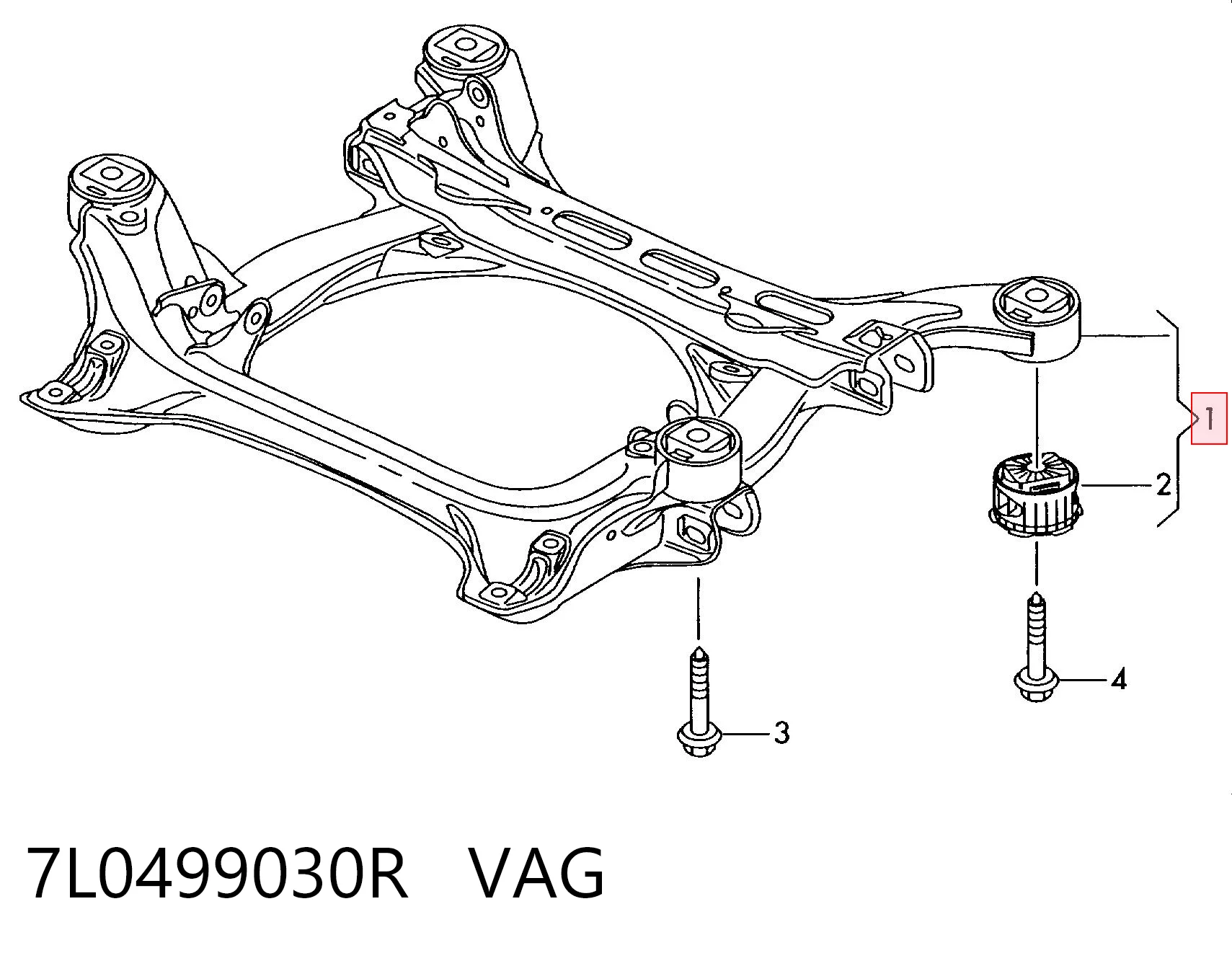 Comprar Puente delantero Audi Q7  4LB