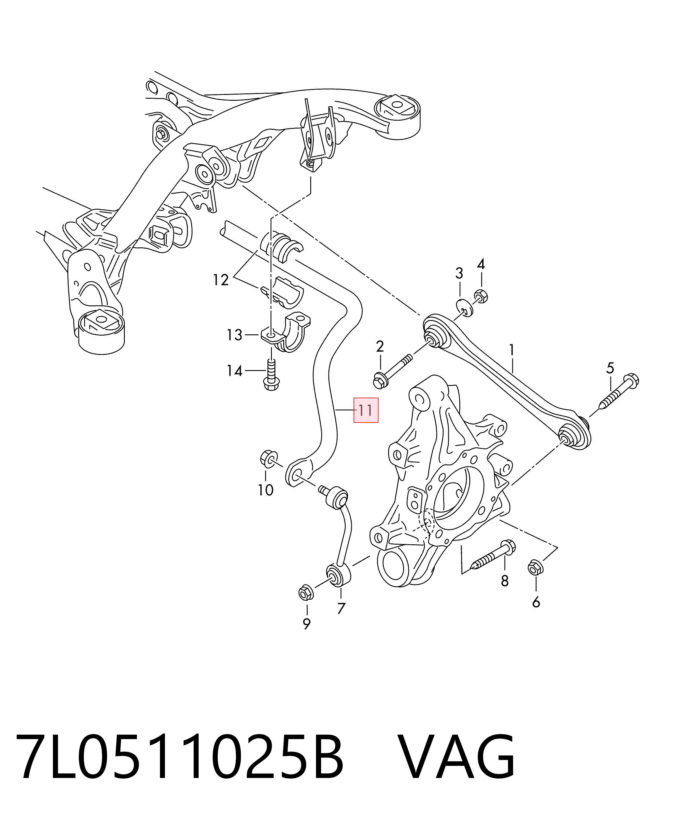 7L0511025B VAG