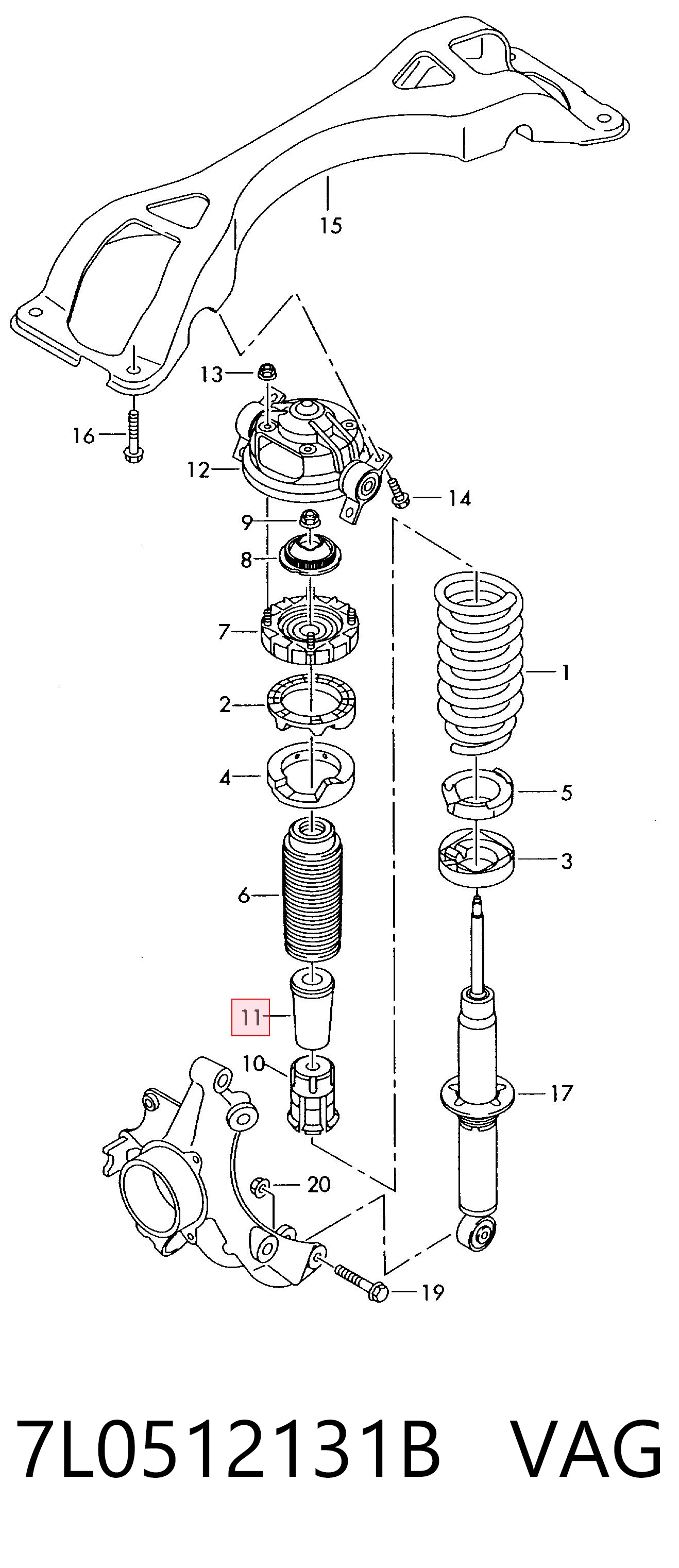 7L0512131B VAG