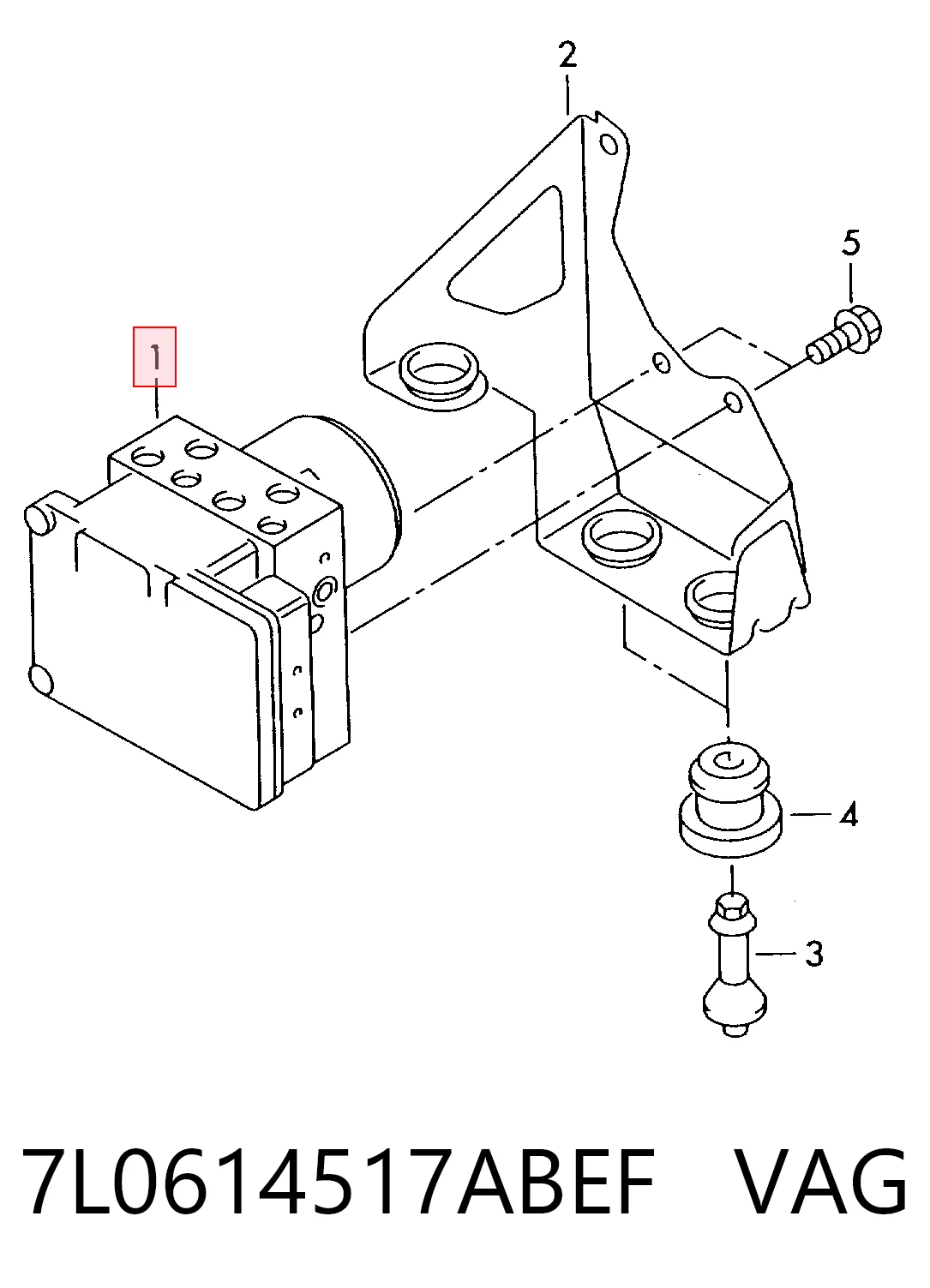 7L0614517ABEF VAG