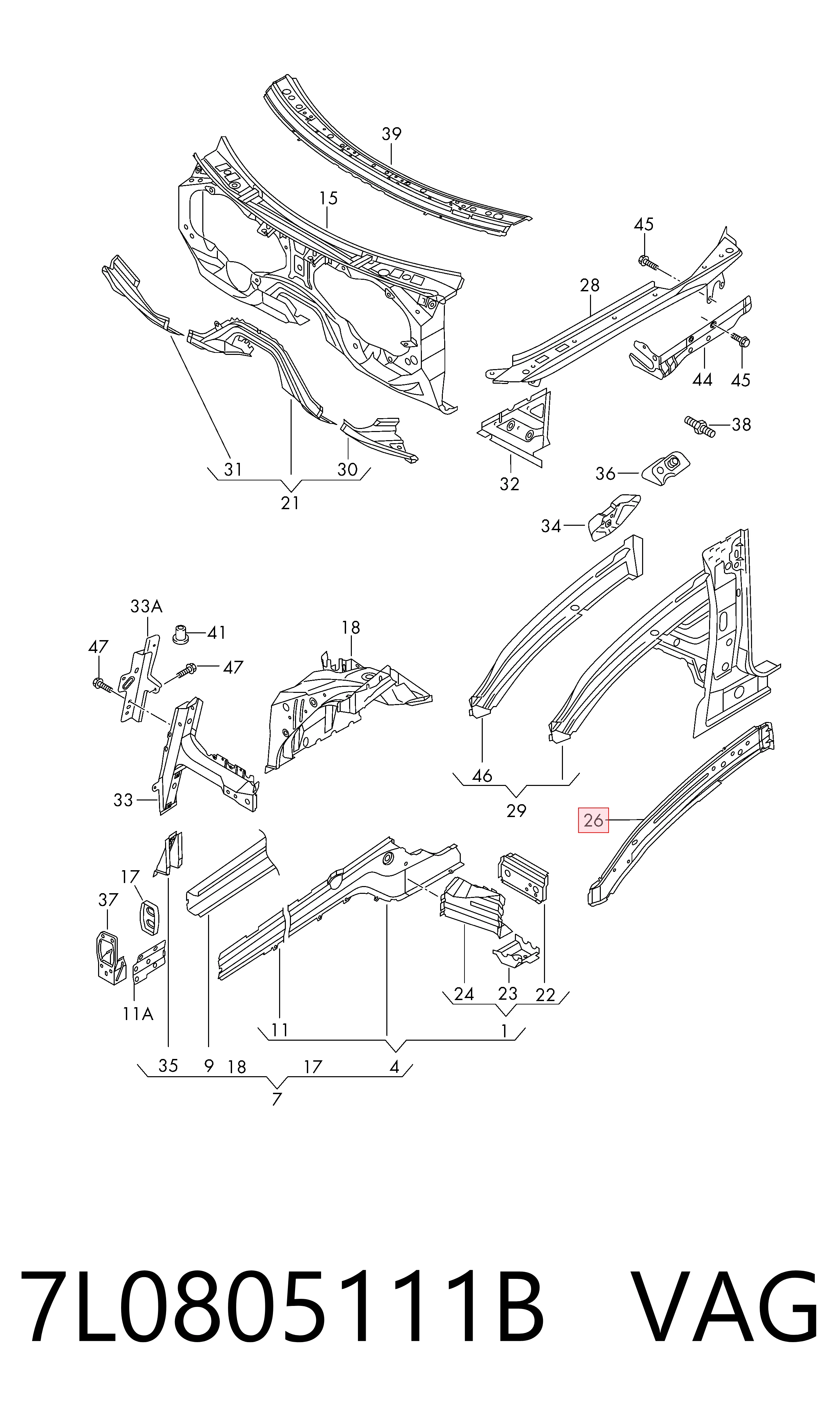 7L0805111B VAG