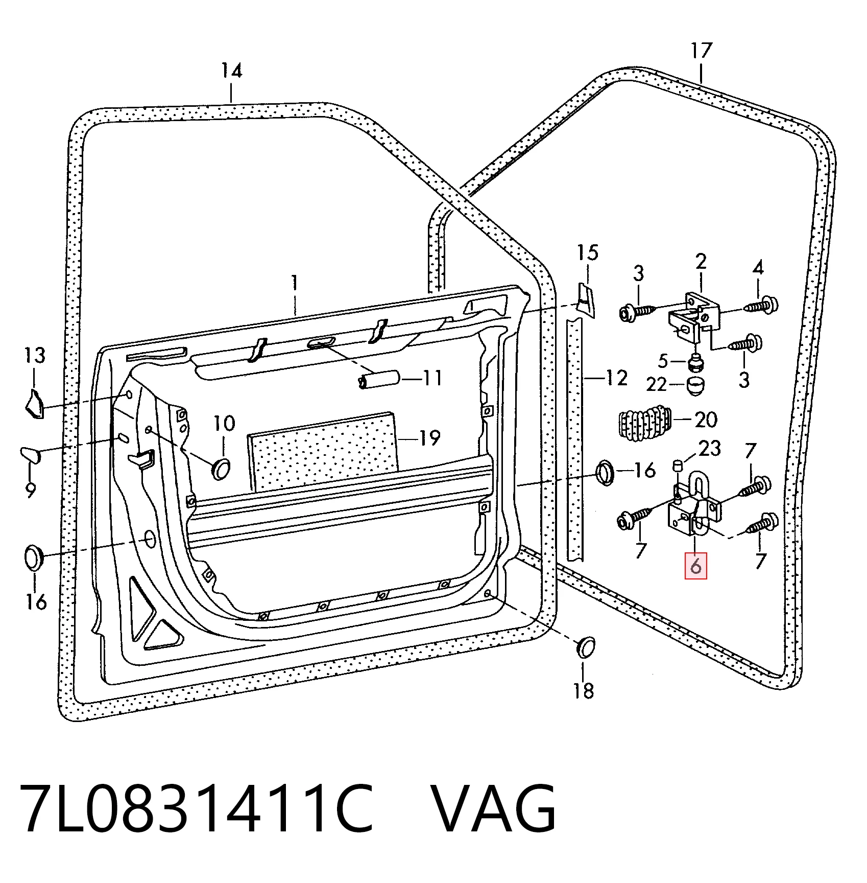 7L0831411C VAG