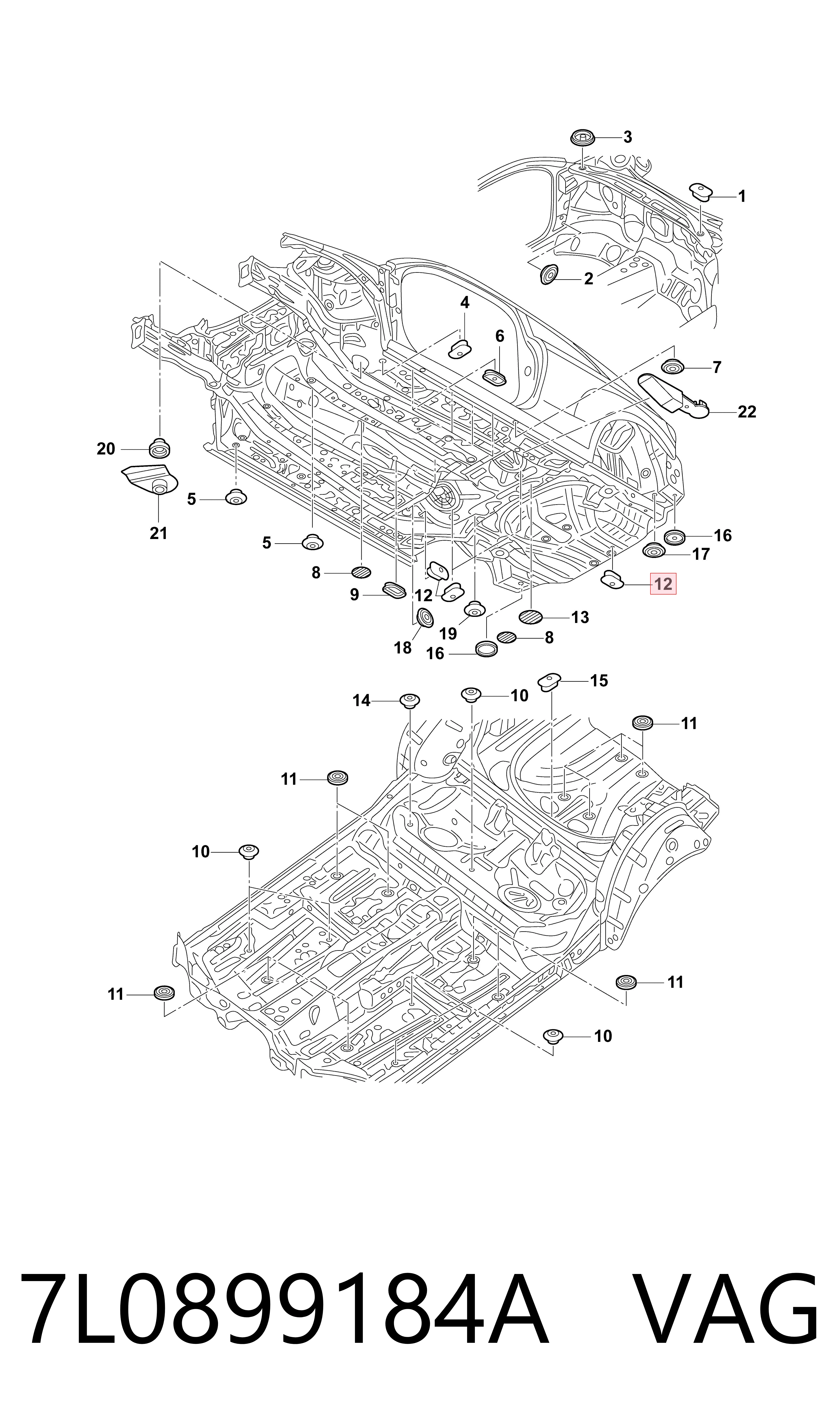  VAG 7L0899184A precio, desde 3,01 EUR