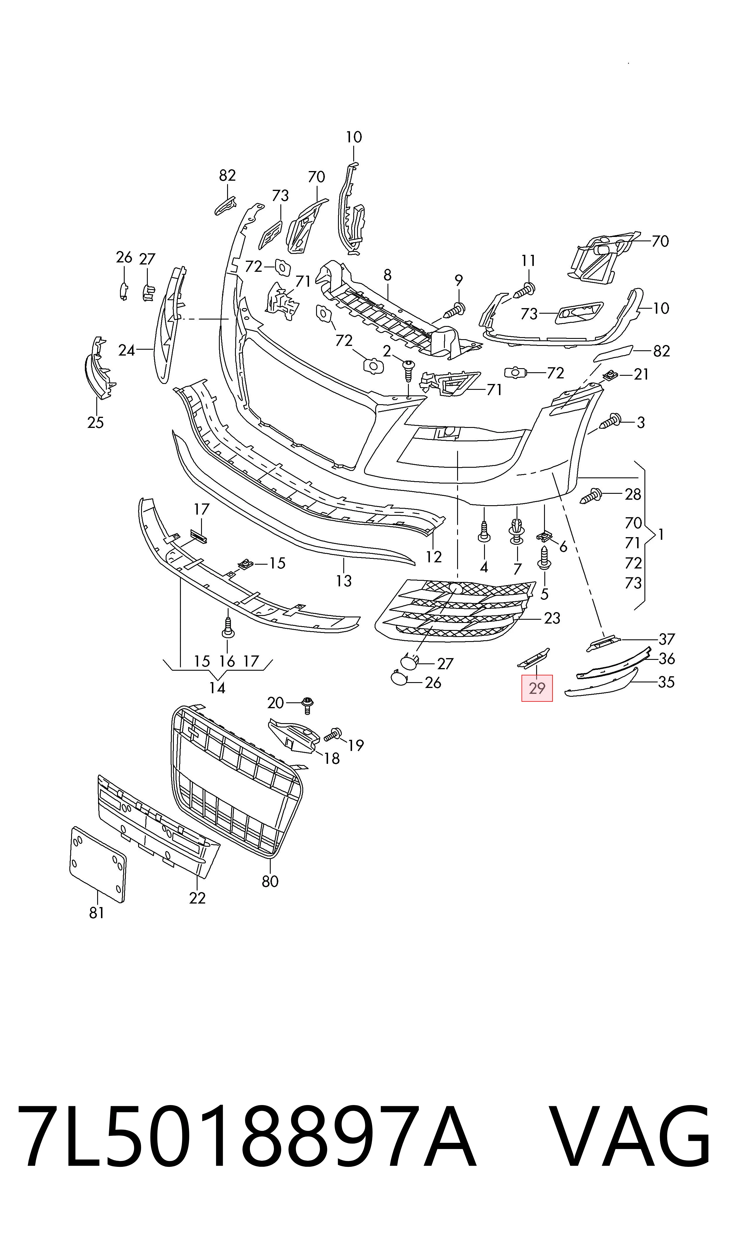 Comprar 7L5018897A VAG 