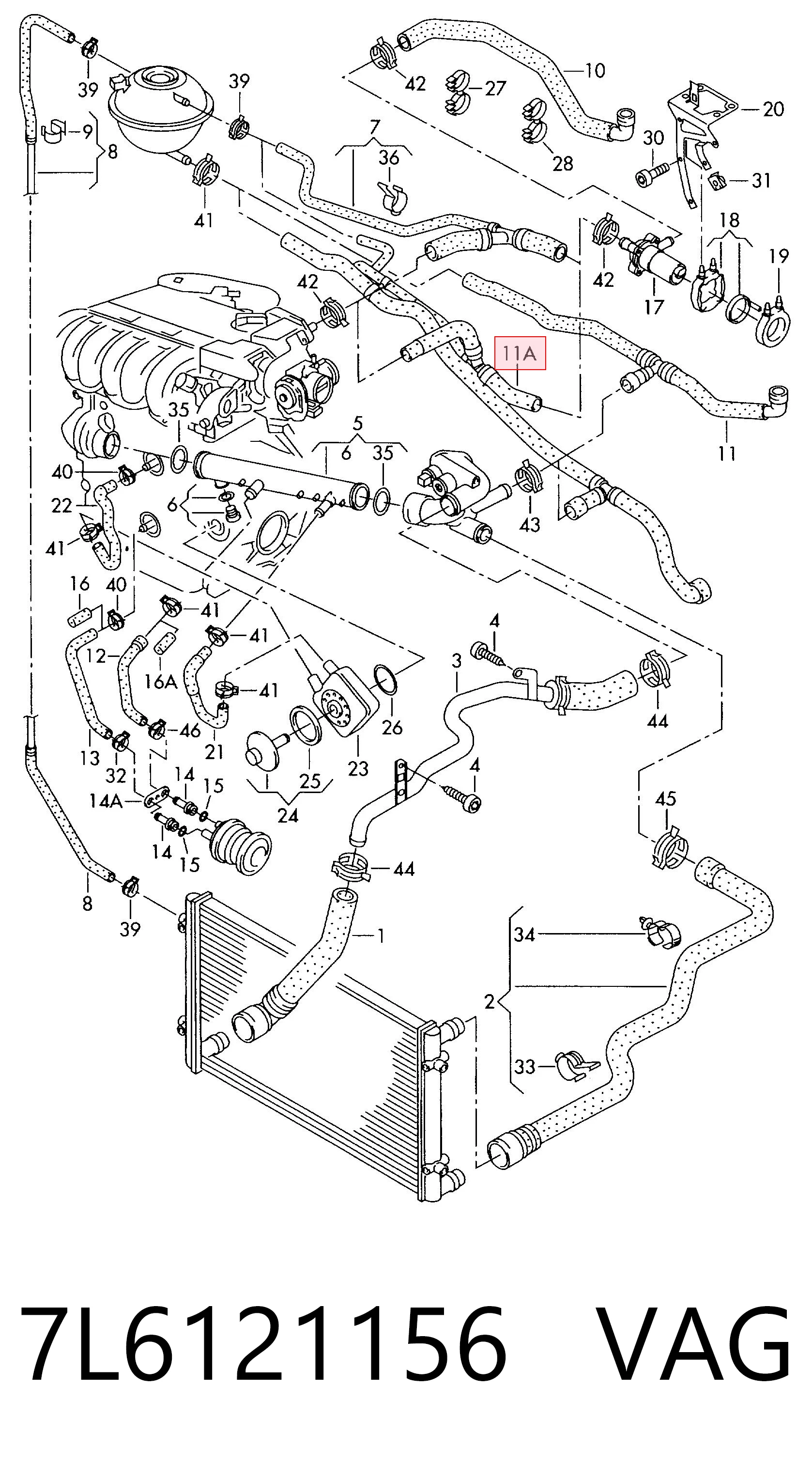 7L6121156 VAG