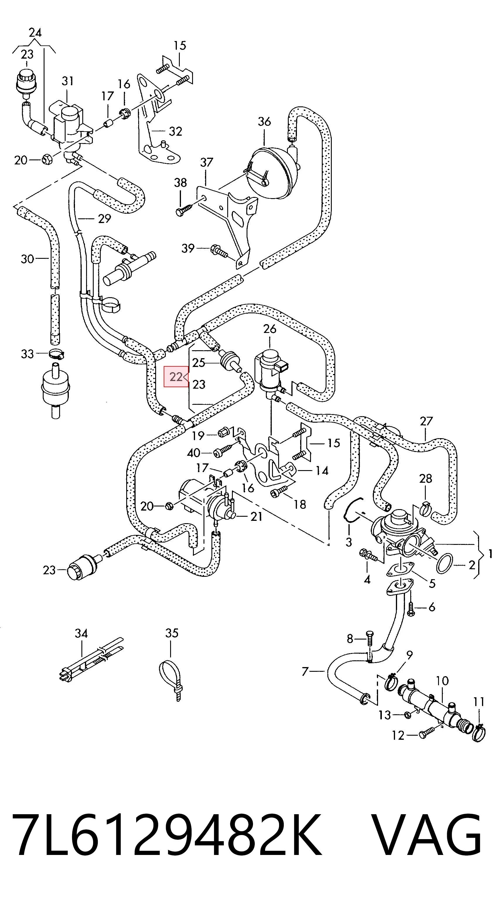 7L6129482K VAG