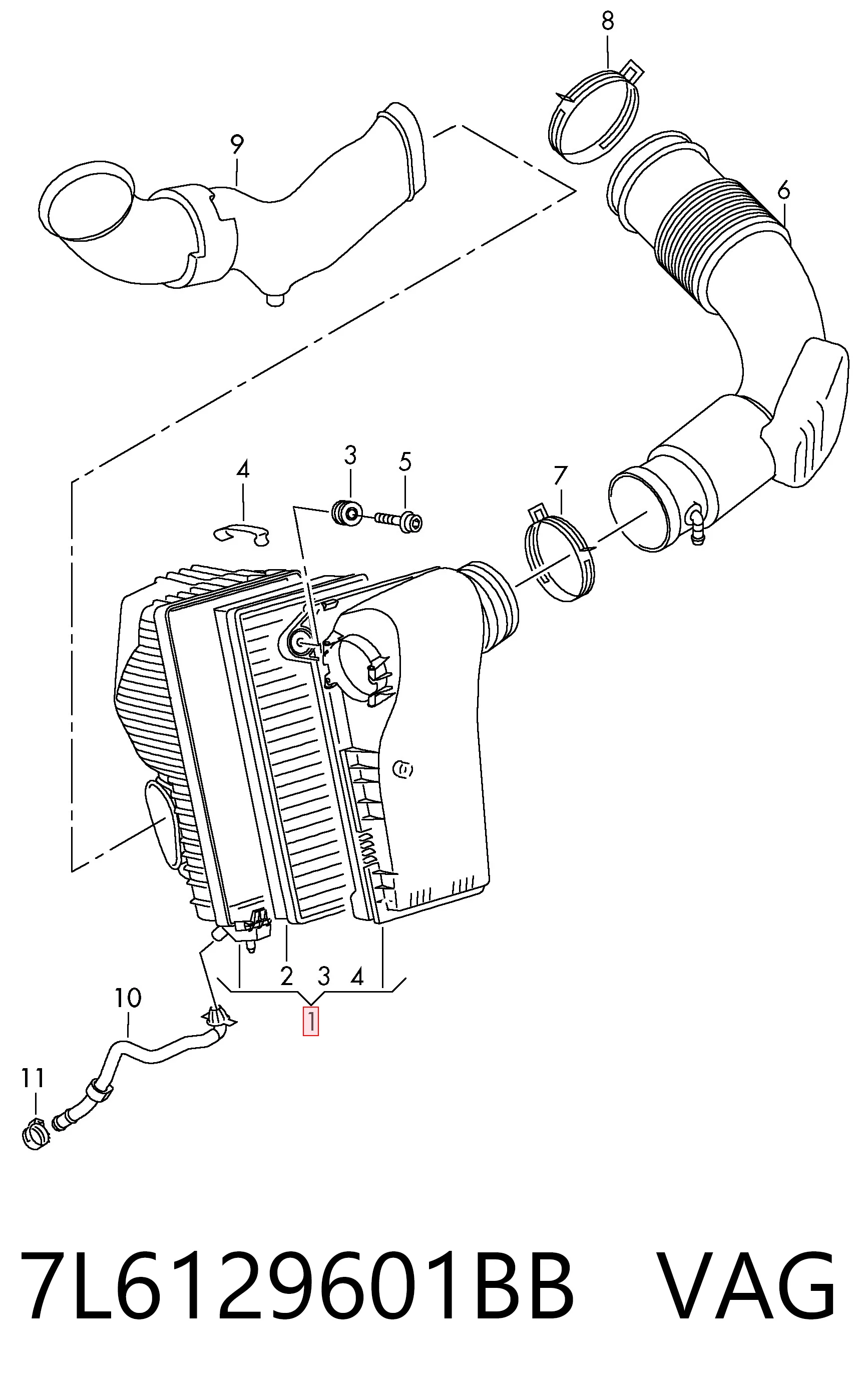 7L6129601BB VAG