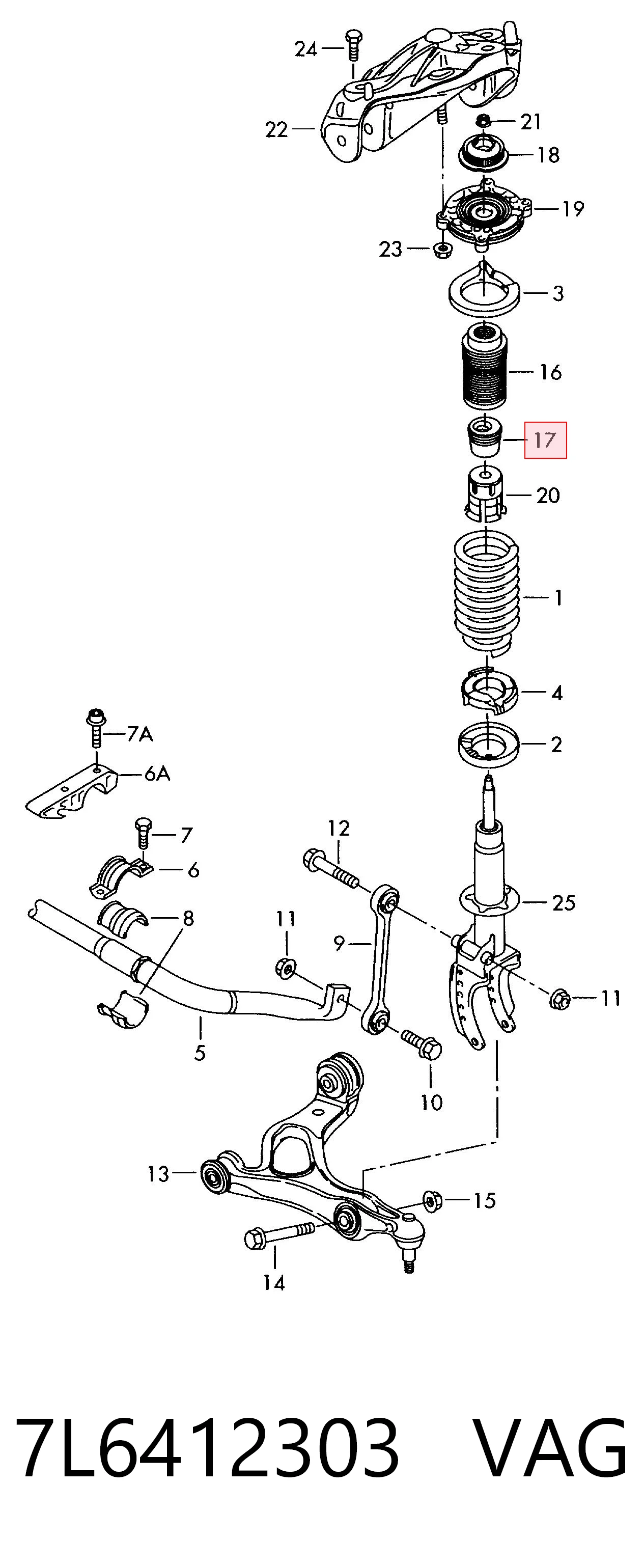 7L6412303 VAG