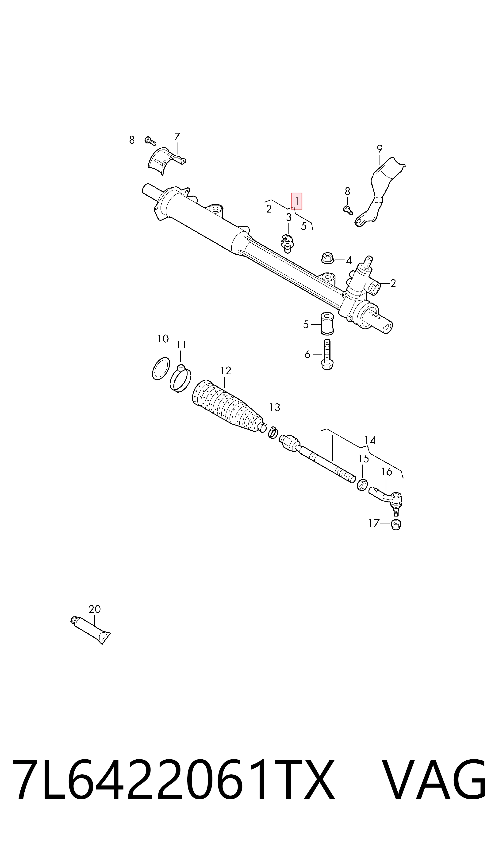 7L6422061TX VAG