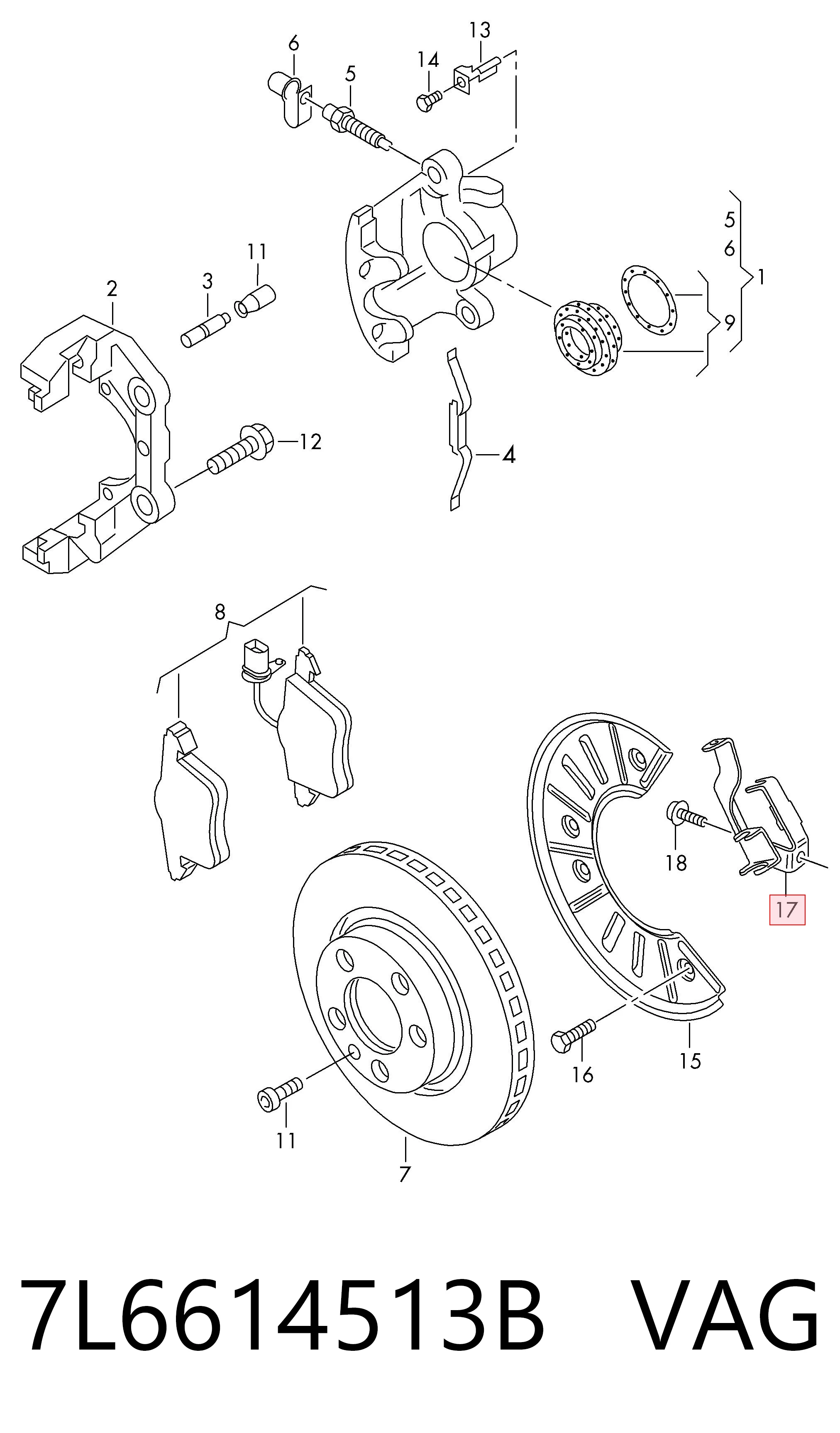 7L6614513B VAG