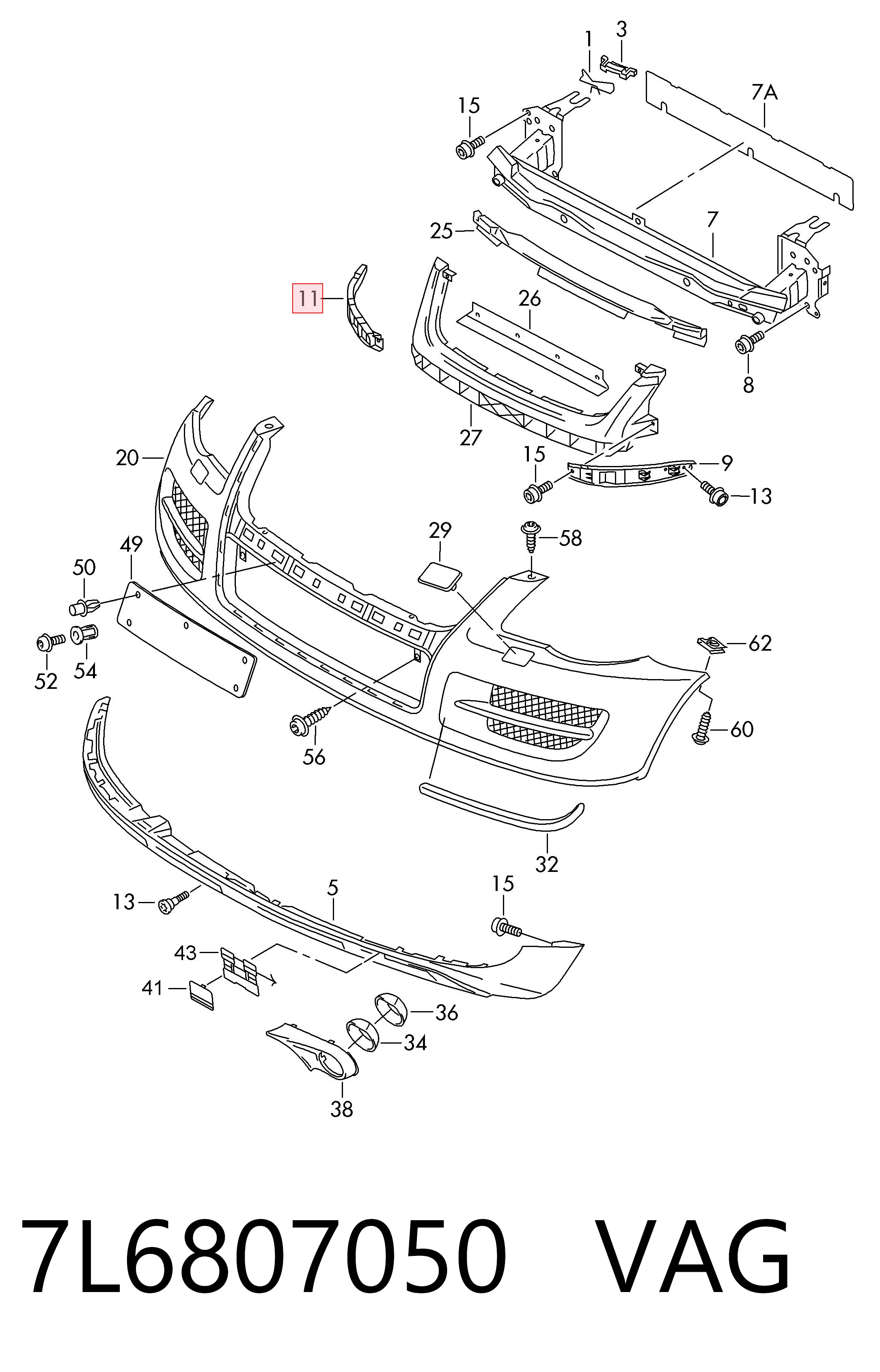 7L6807050 VAG