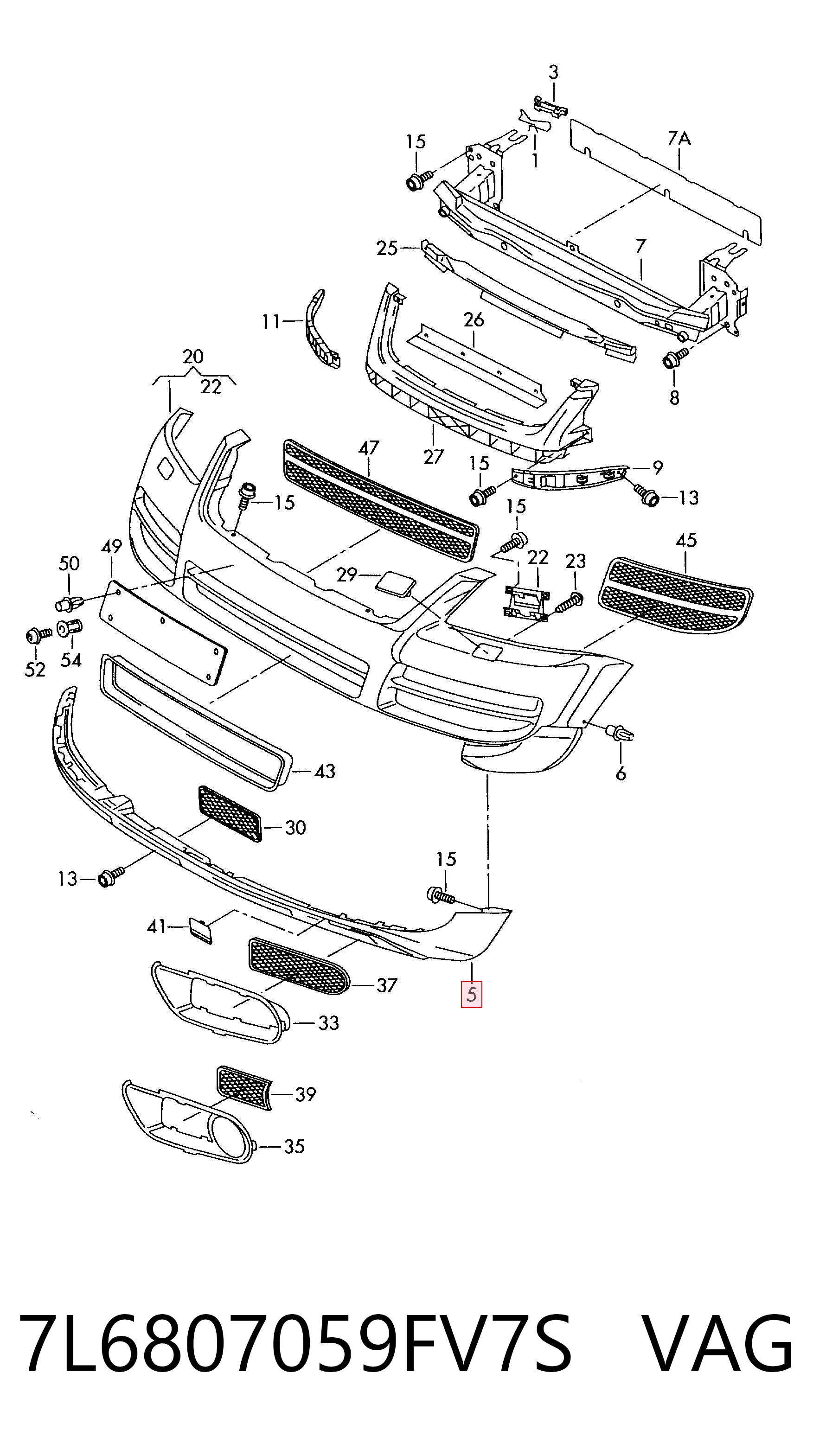 7L6807059FV7S VAG