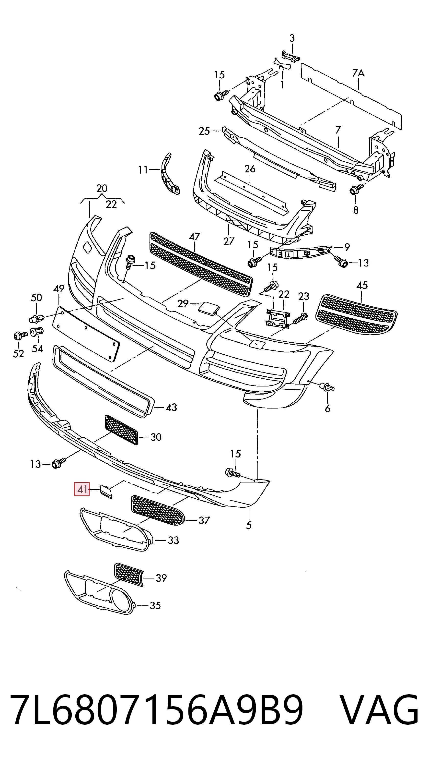 7L6807156A9B9 VAG