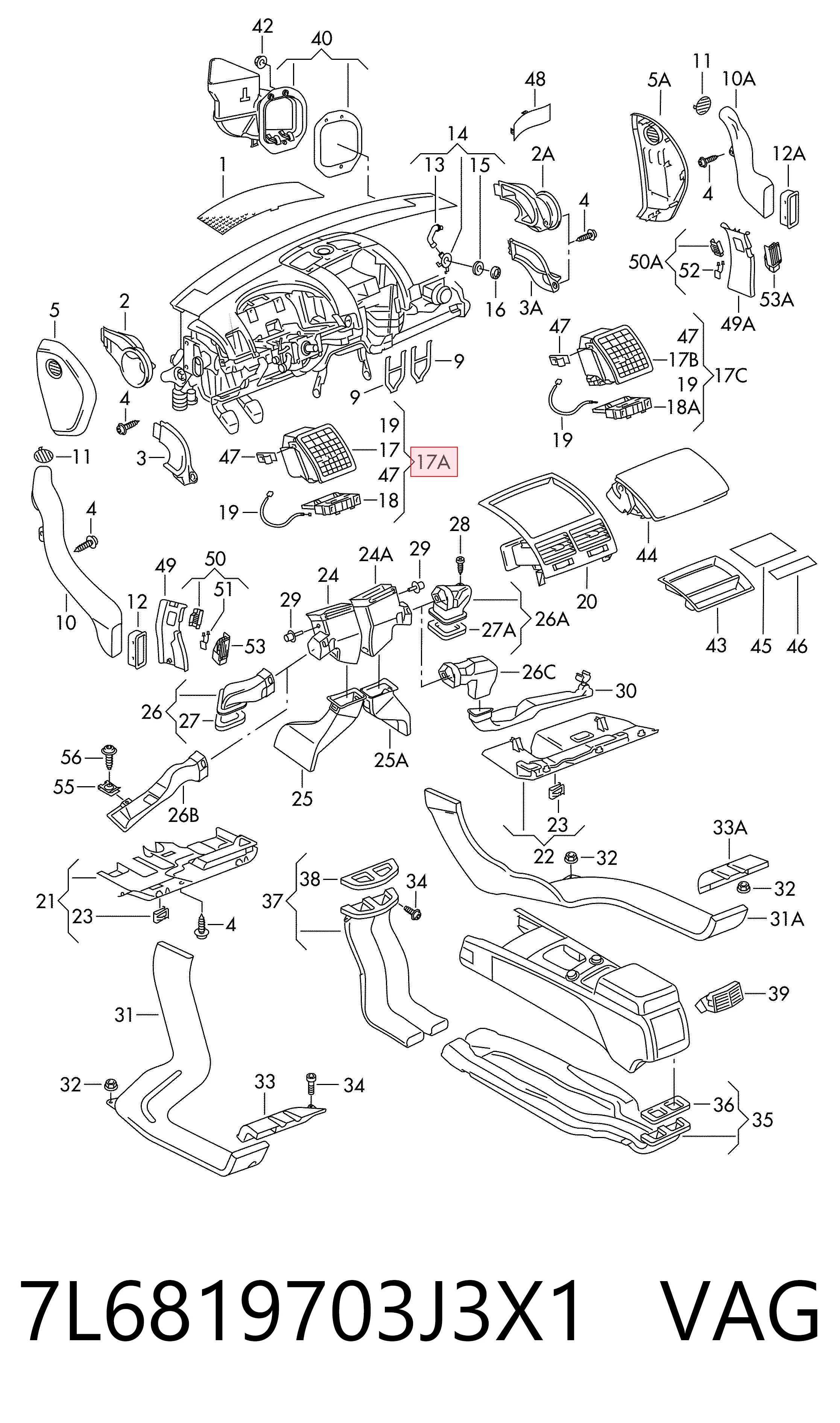 7L6819703J3X1 VAG