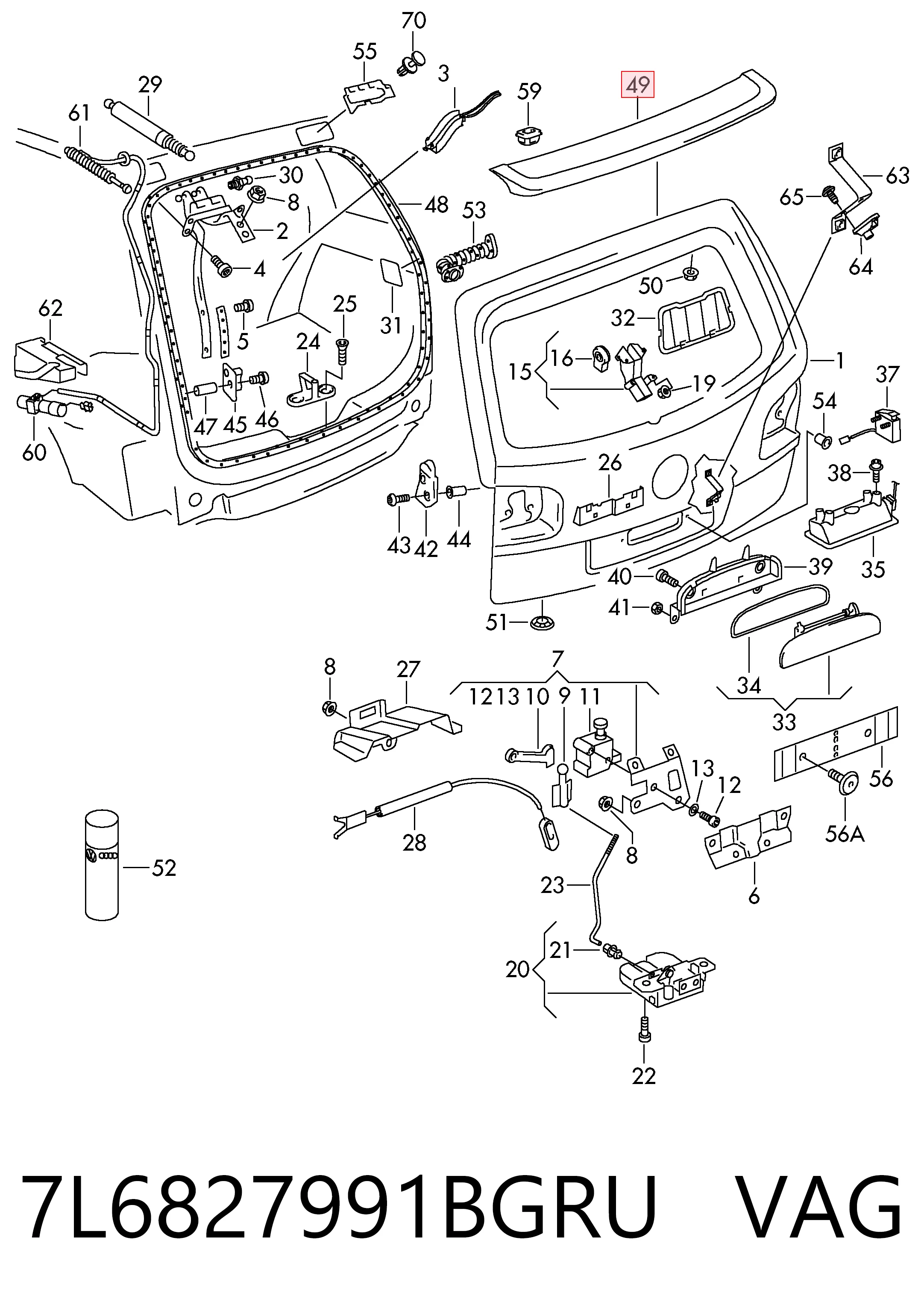 7L6827991BGRU VAG