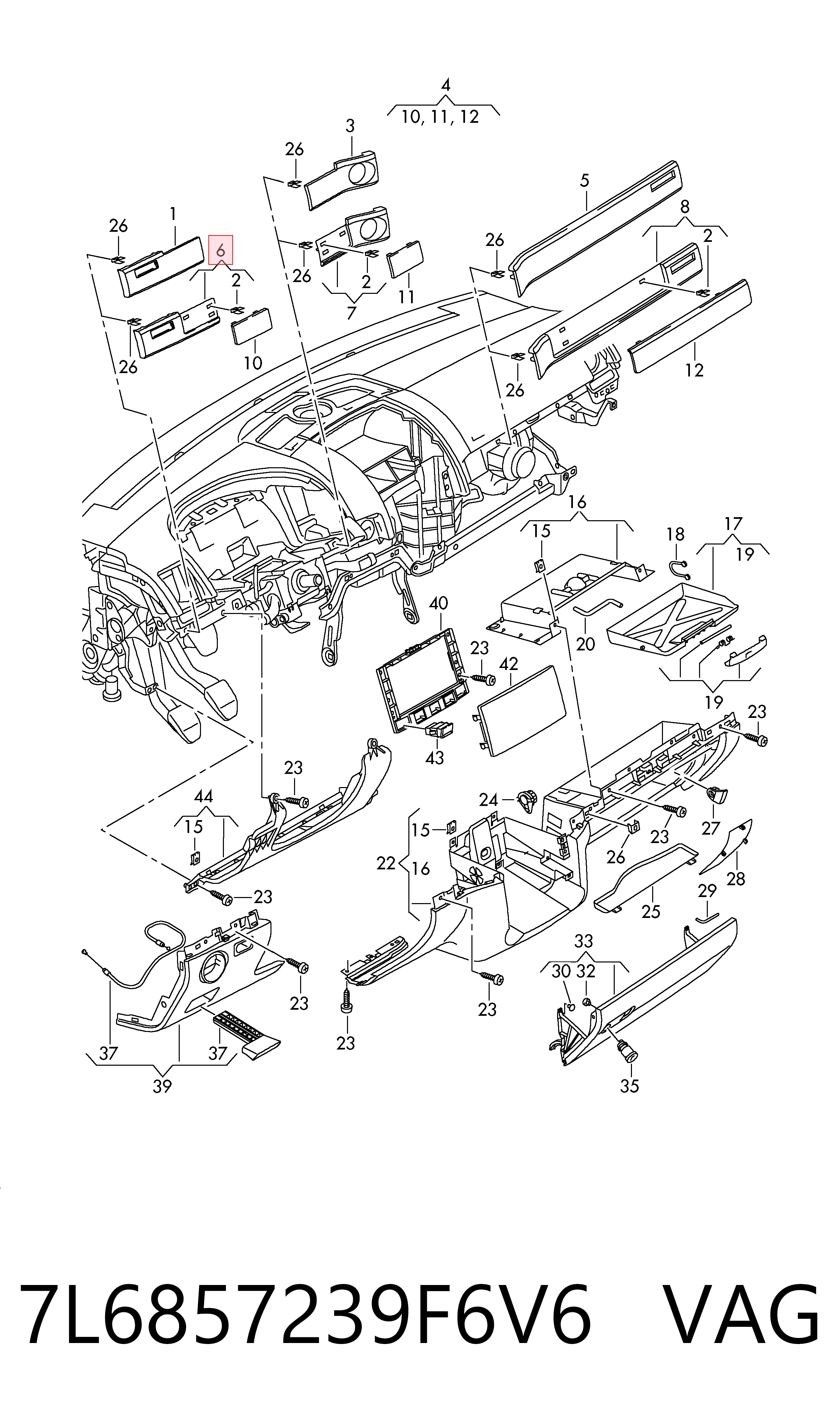 7L6857239F6V6 VAG