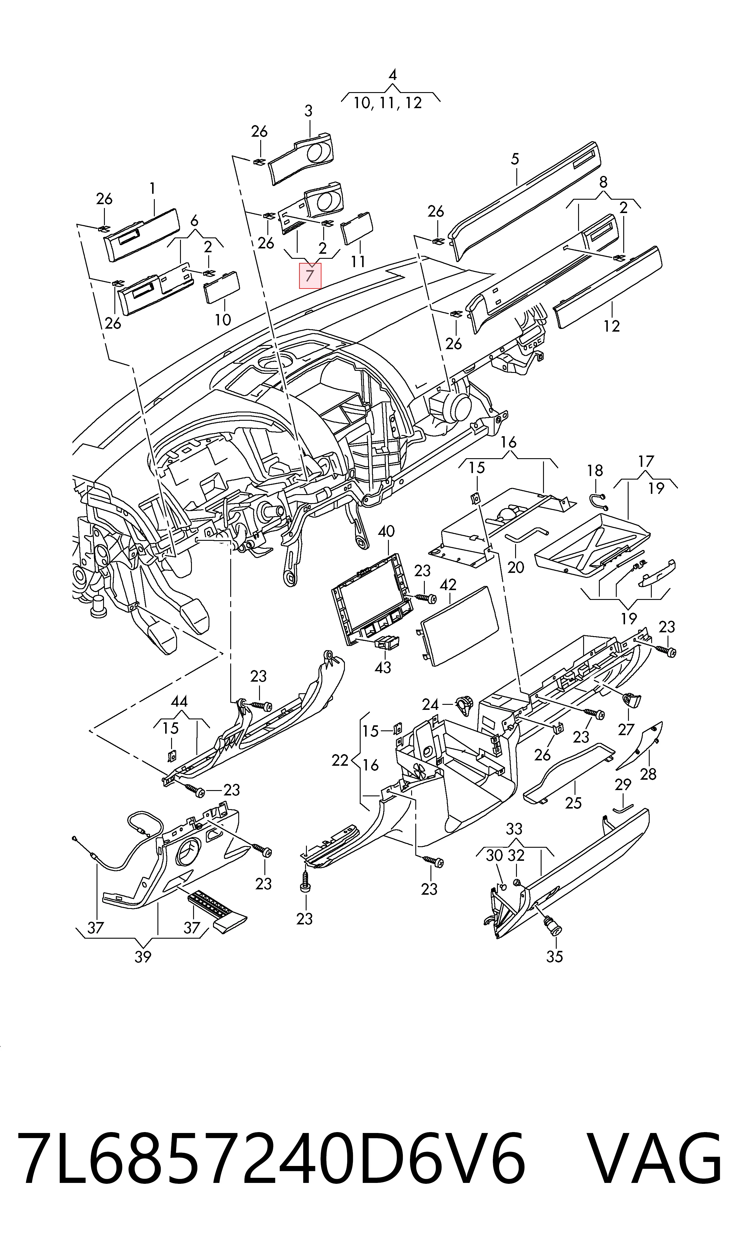 7L6857240D6V6 VAG
