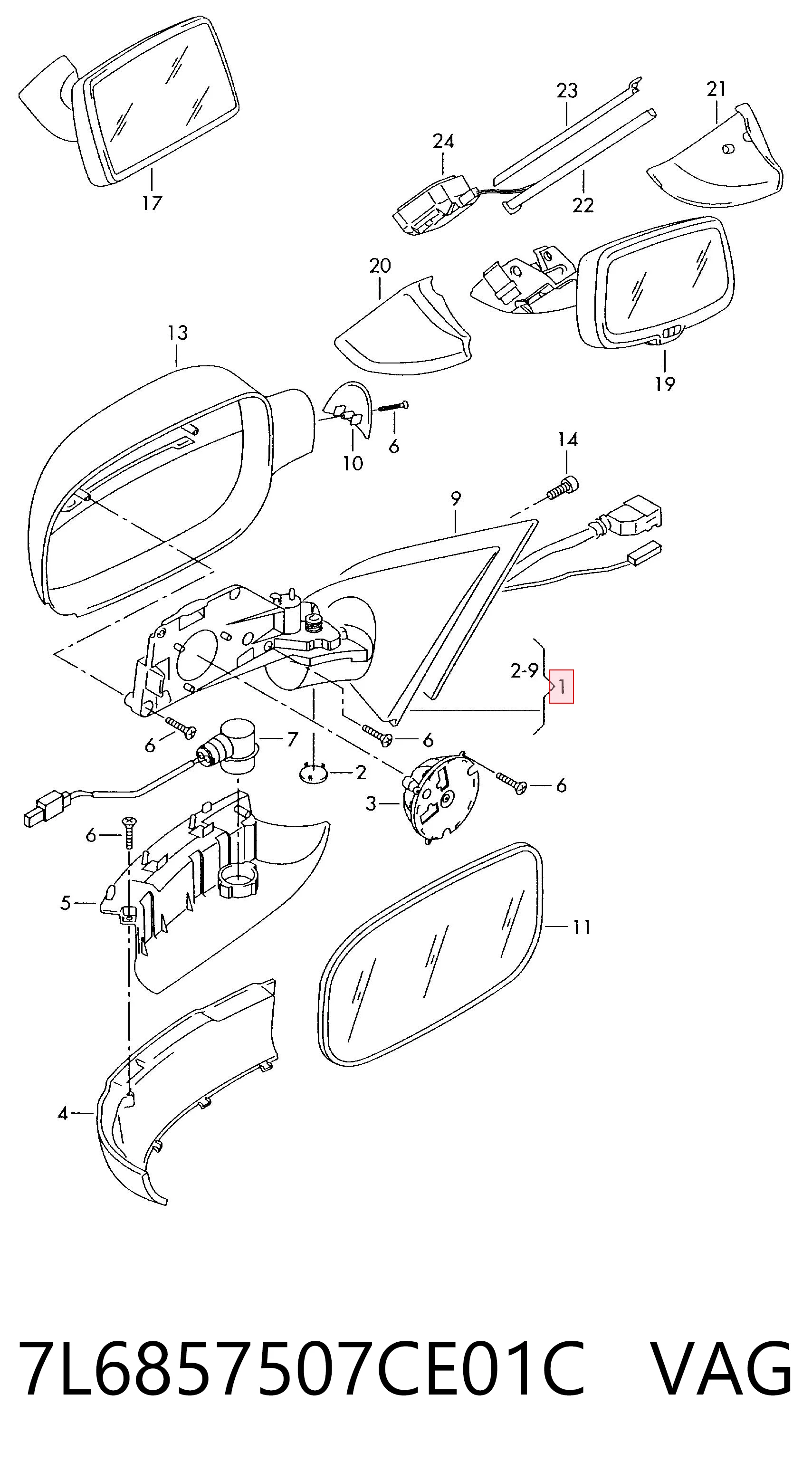 7L6857507CE01C VAG