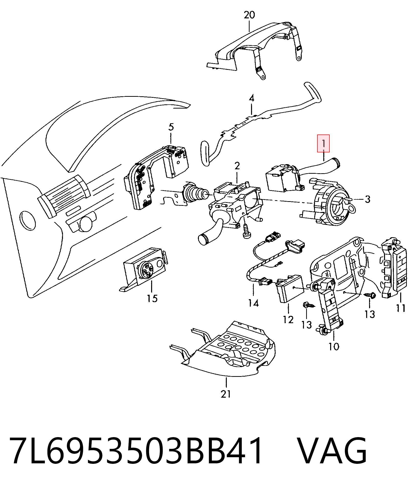 7L6953503BB41 VAG