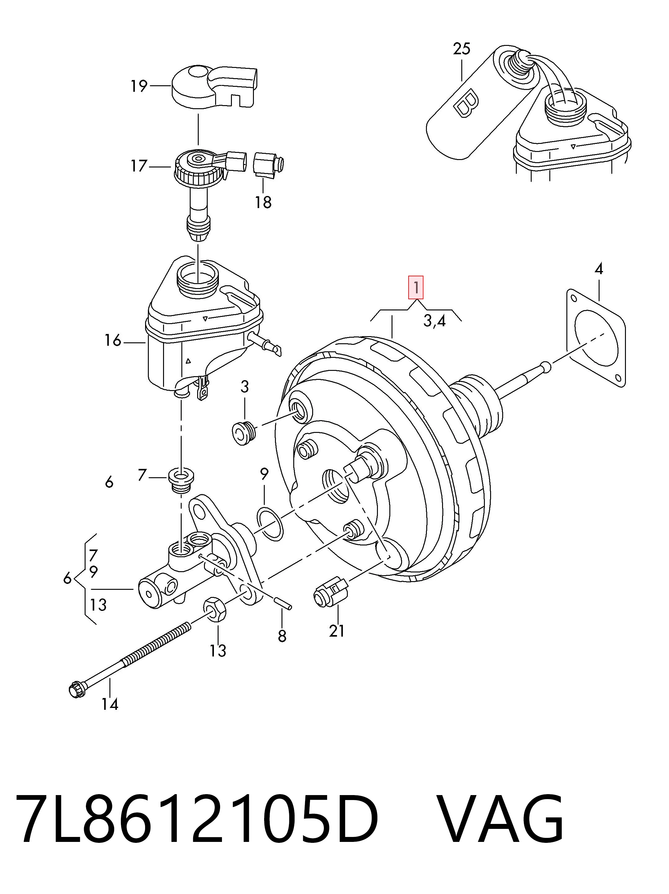 Comprar Servofreno Audi Q7  4LB