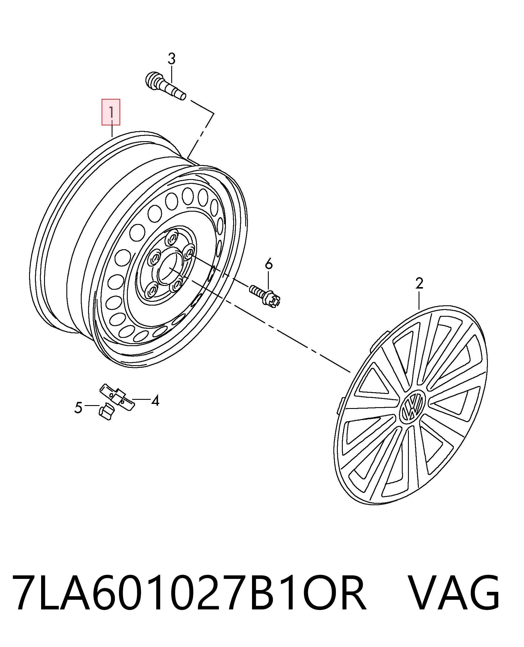 7LA601027B1OR VAG