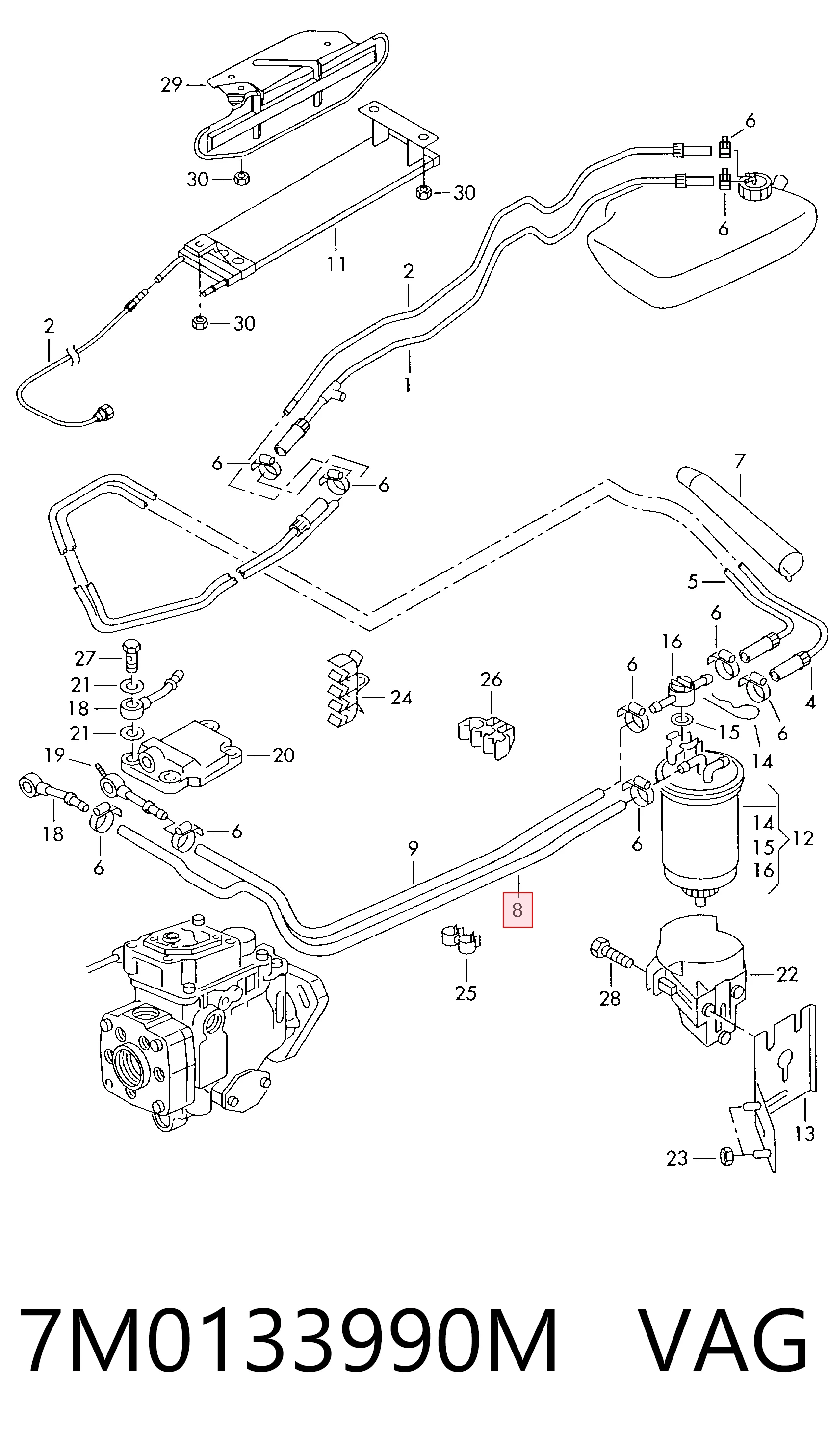 7M0133990M VAG
