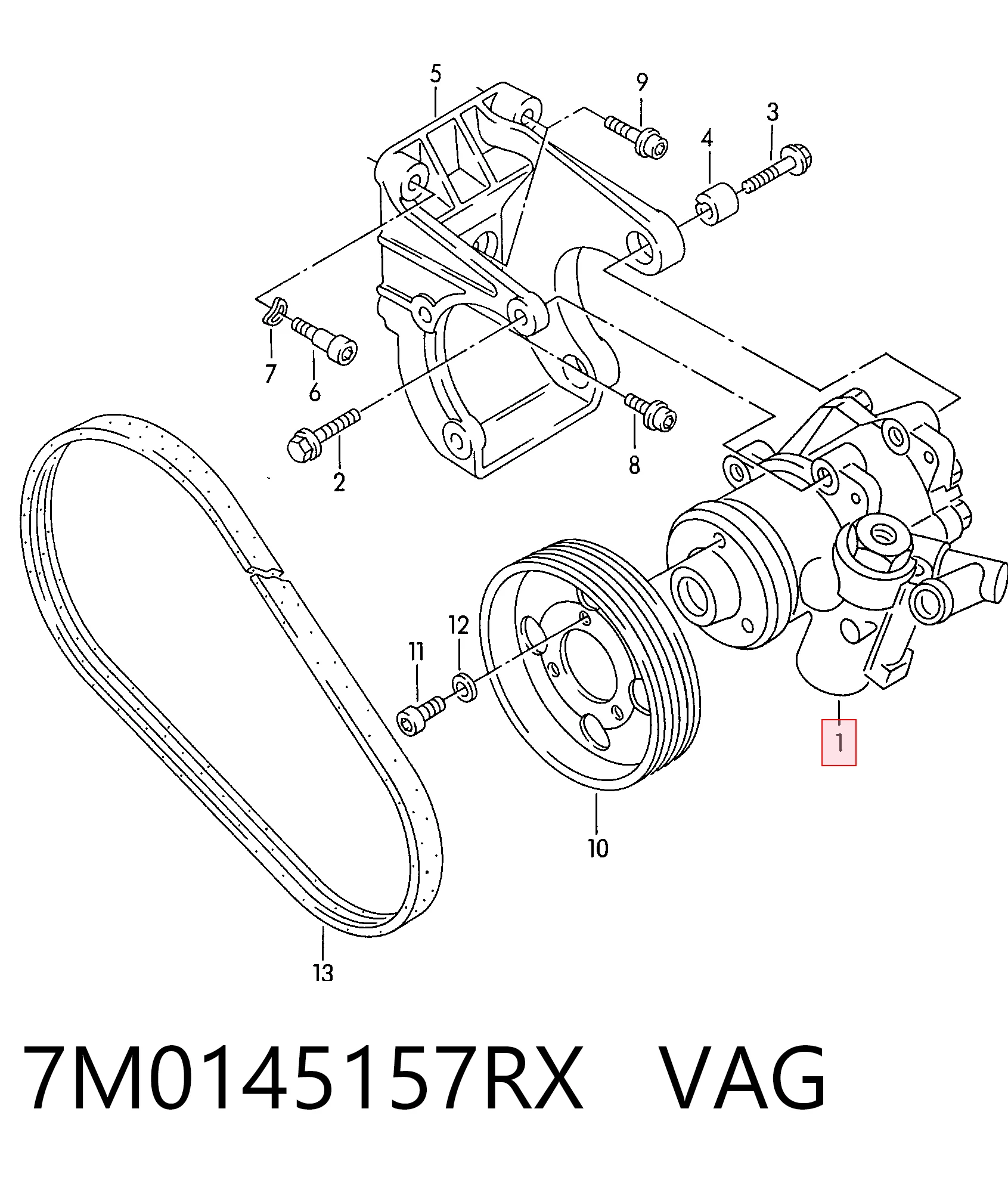 7M0145157RX VAG