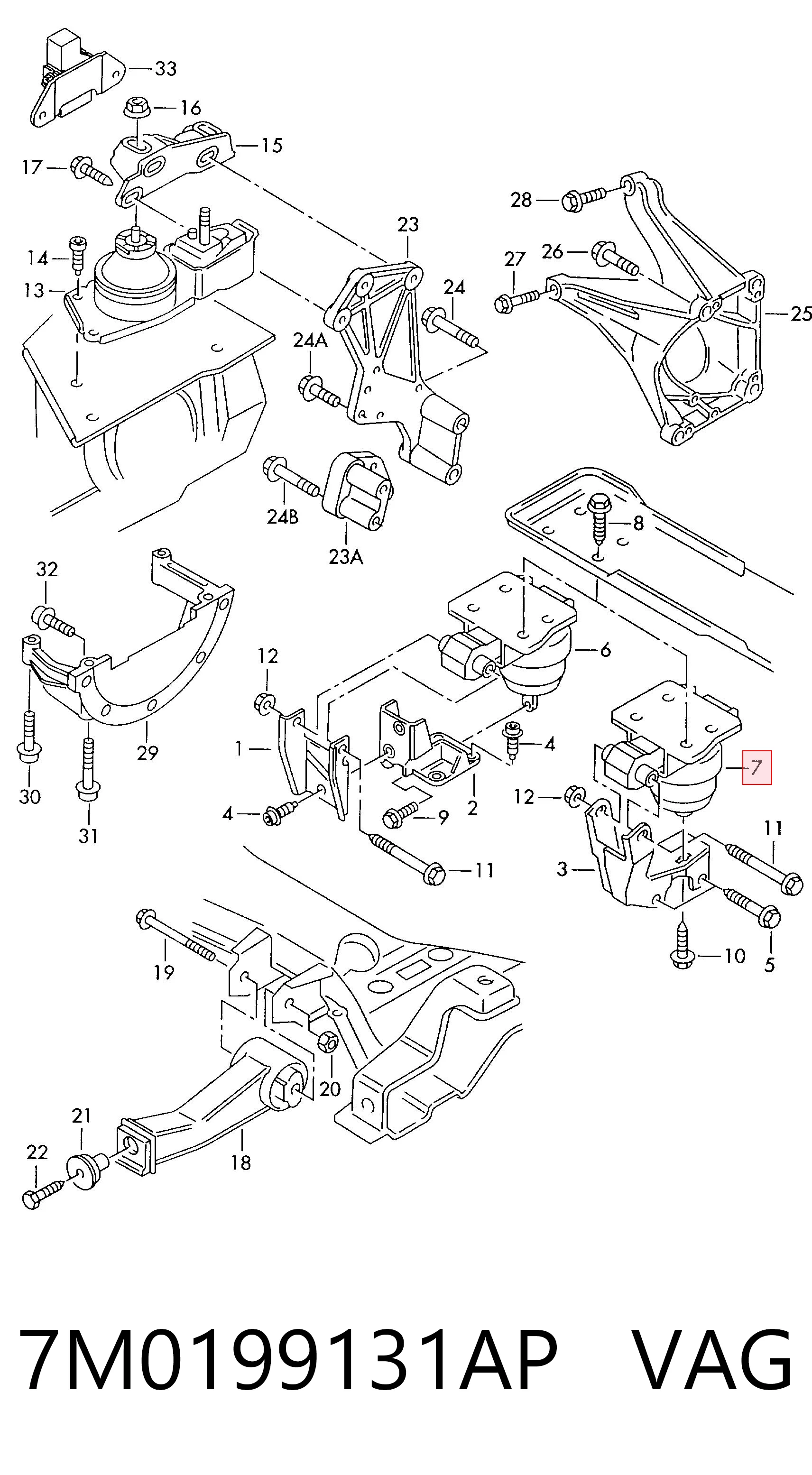 7M0199131AP VAG