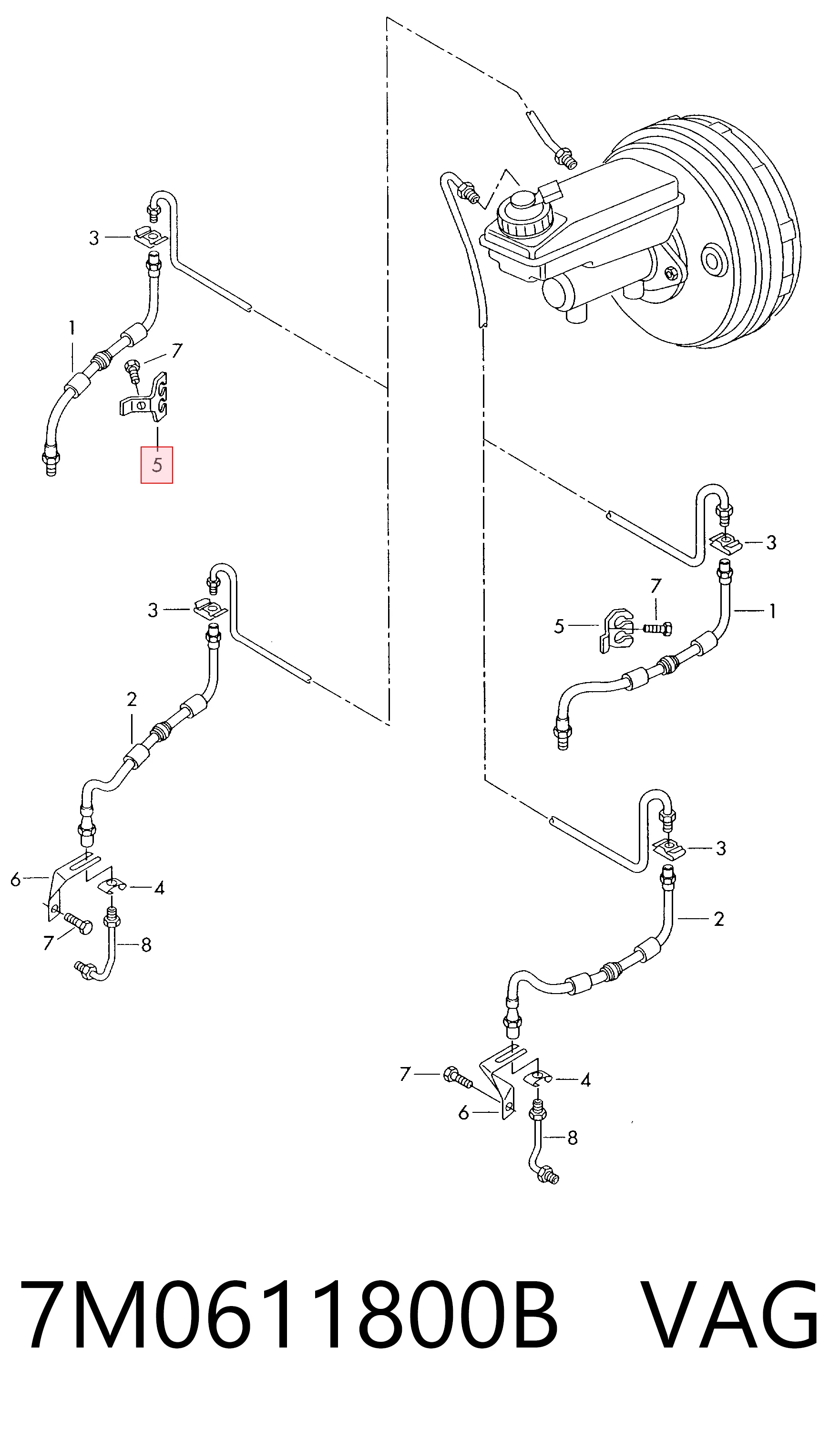 7M0611800B VAG