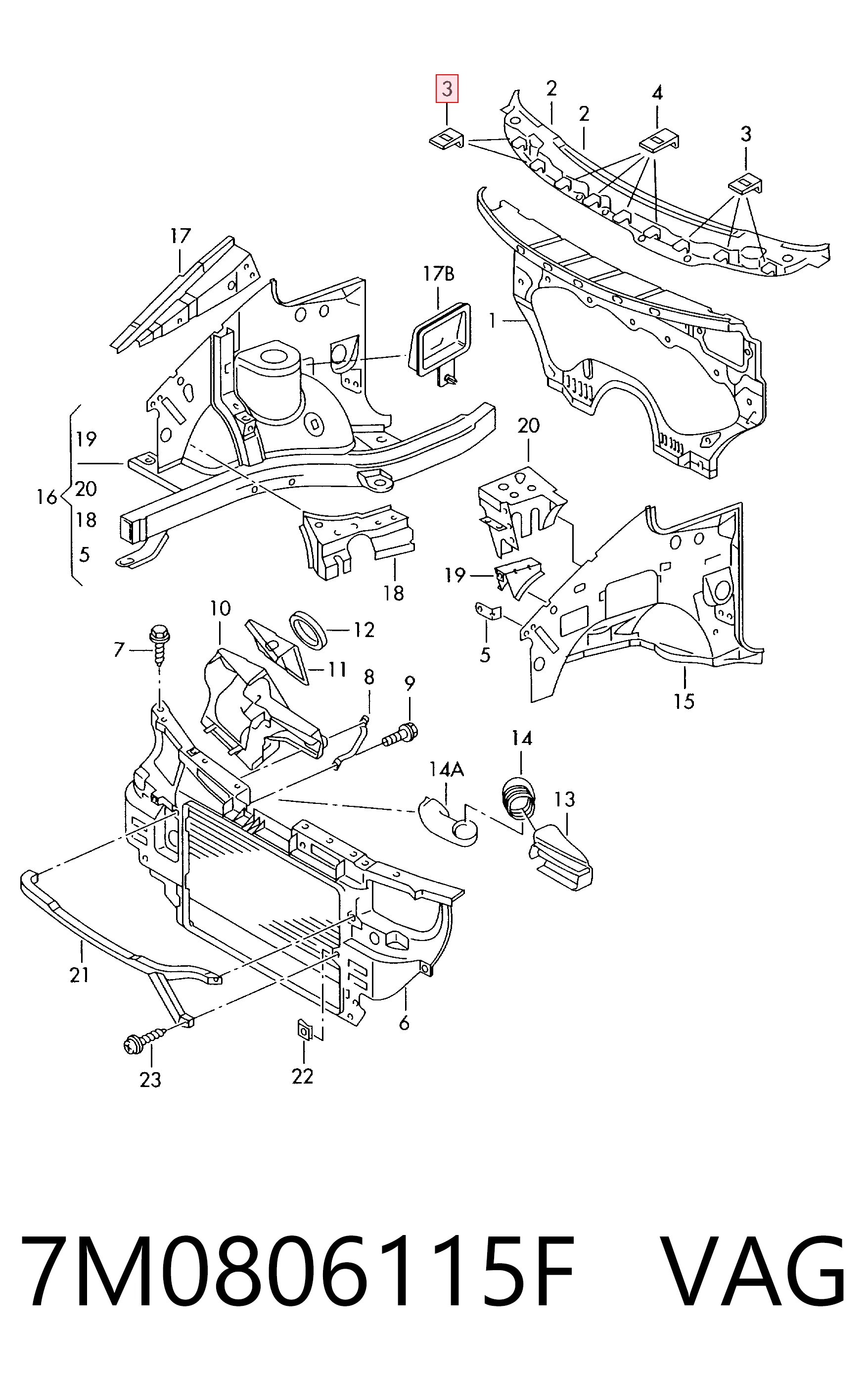 7M0806115F VAG