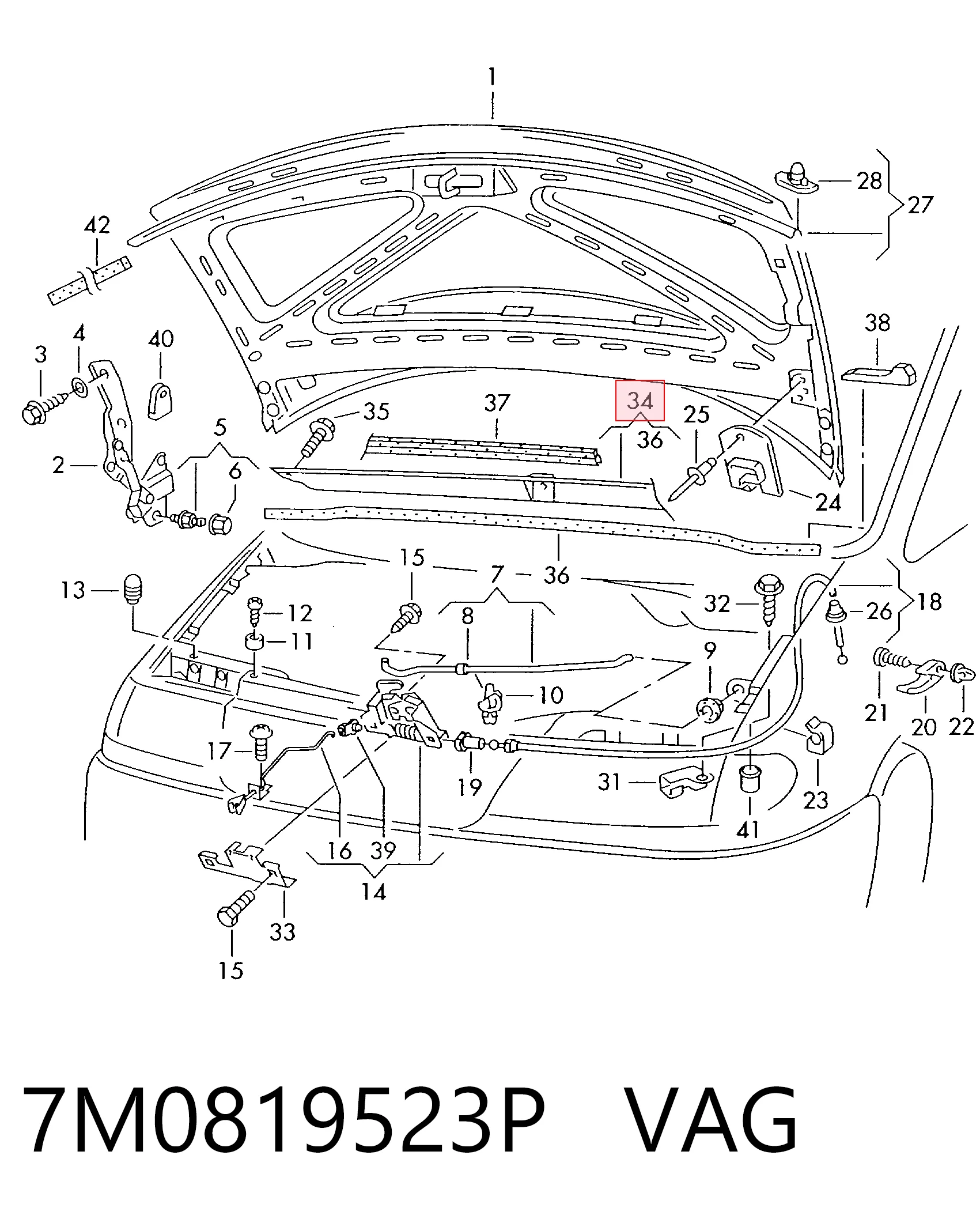 7M0819523P VAG