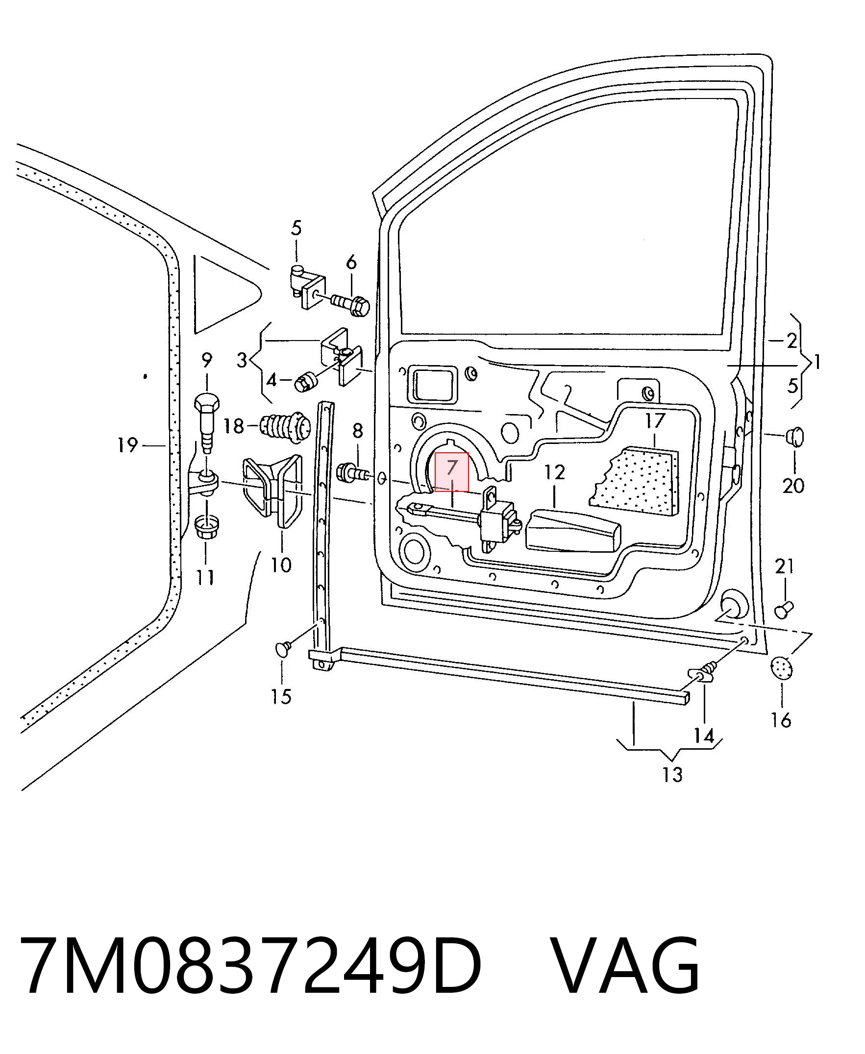 7M0837249D VAG