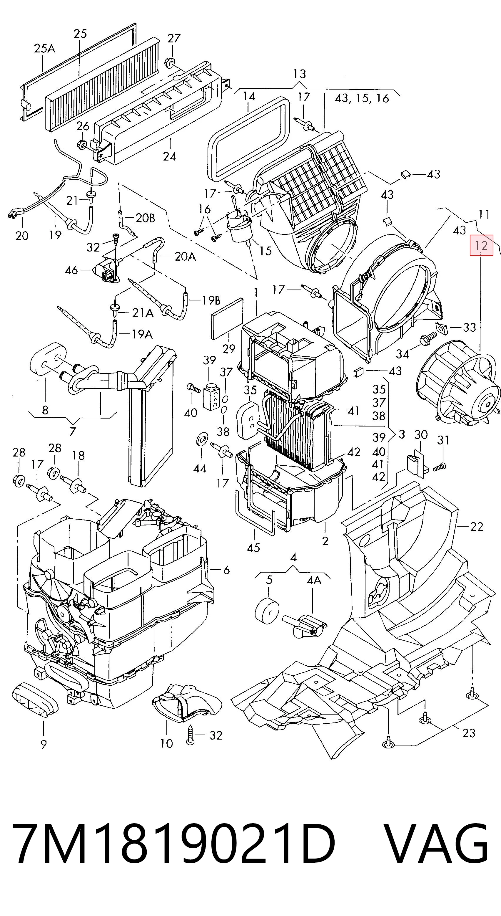 7M1819021D VAG