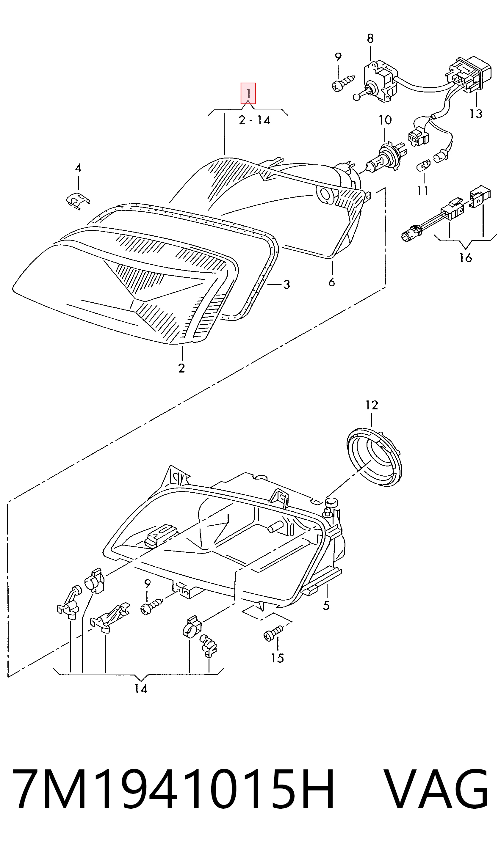 Comprar Faro derecho Seat Alhambra  7V8, 7V9
