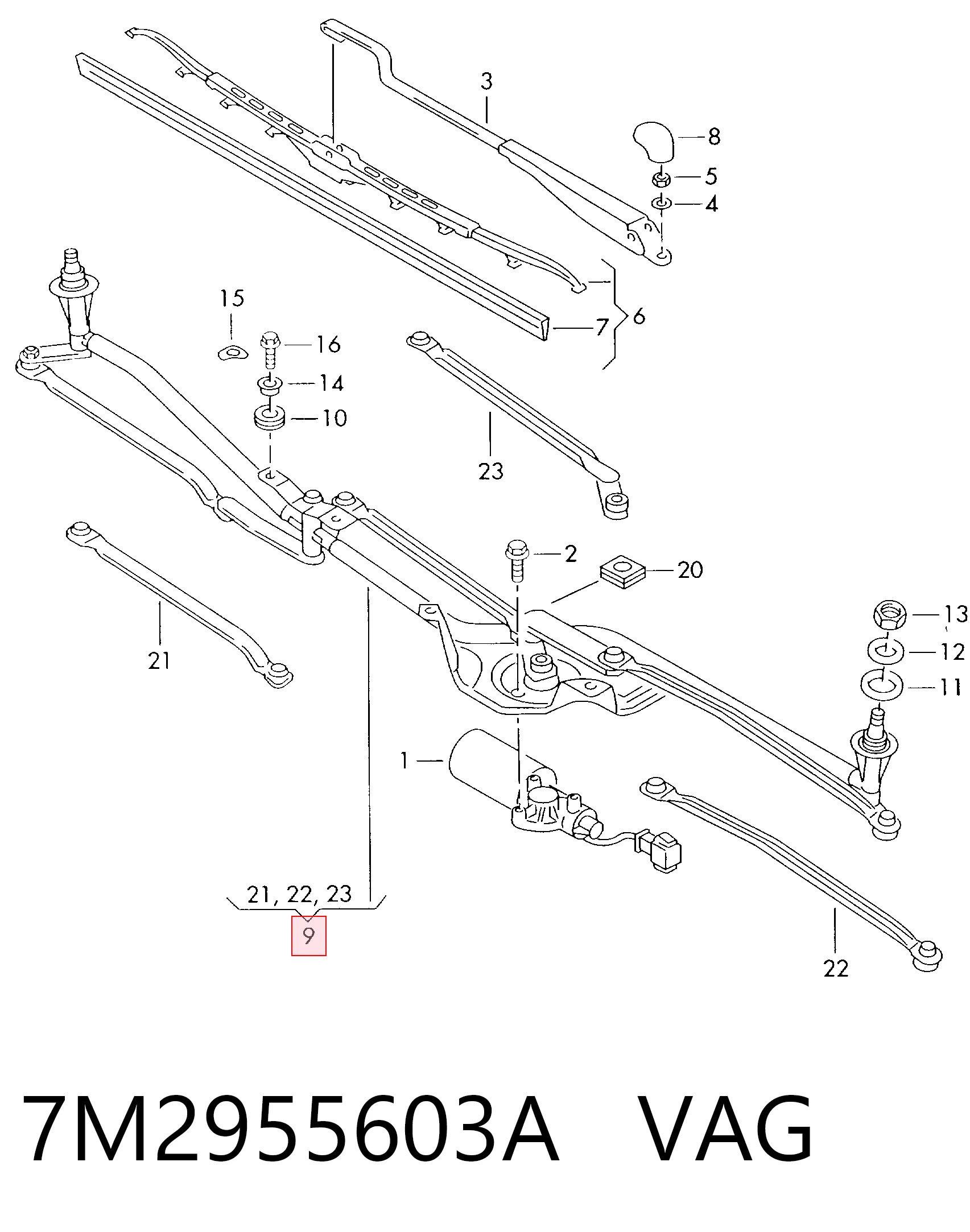 7M2955603A VAG