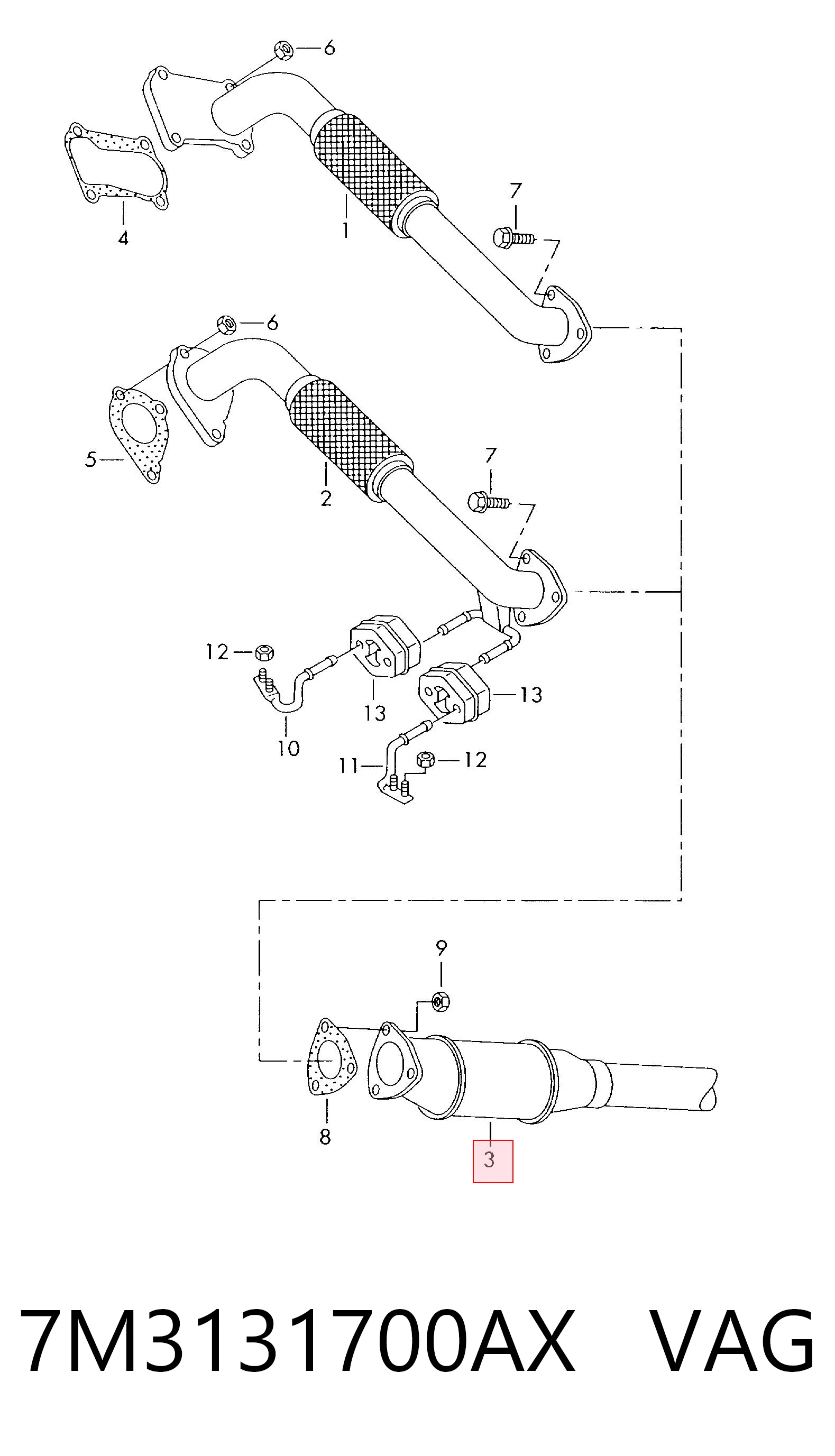 7M3131700AX VAG