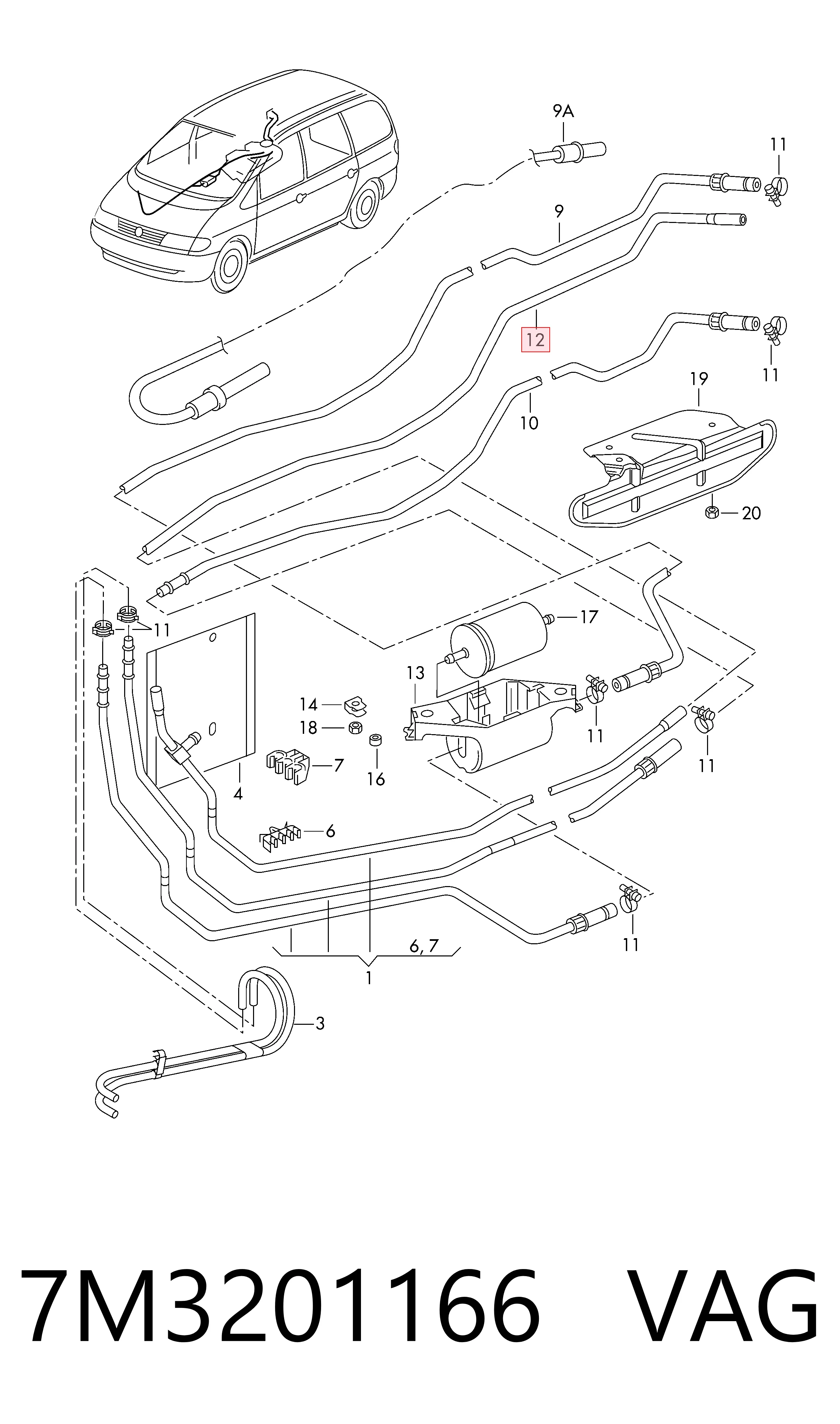 7M3201166 VAG