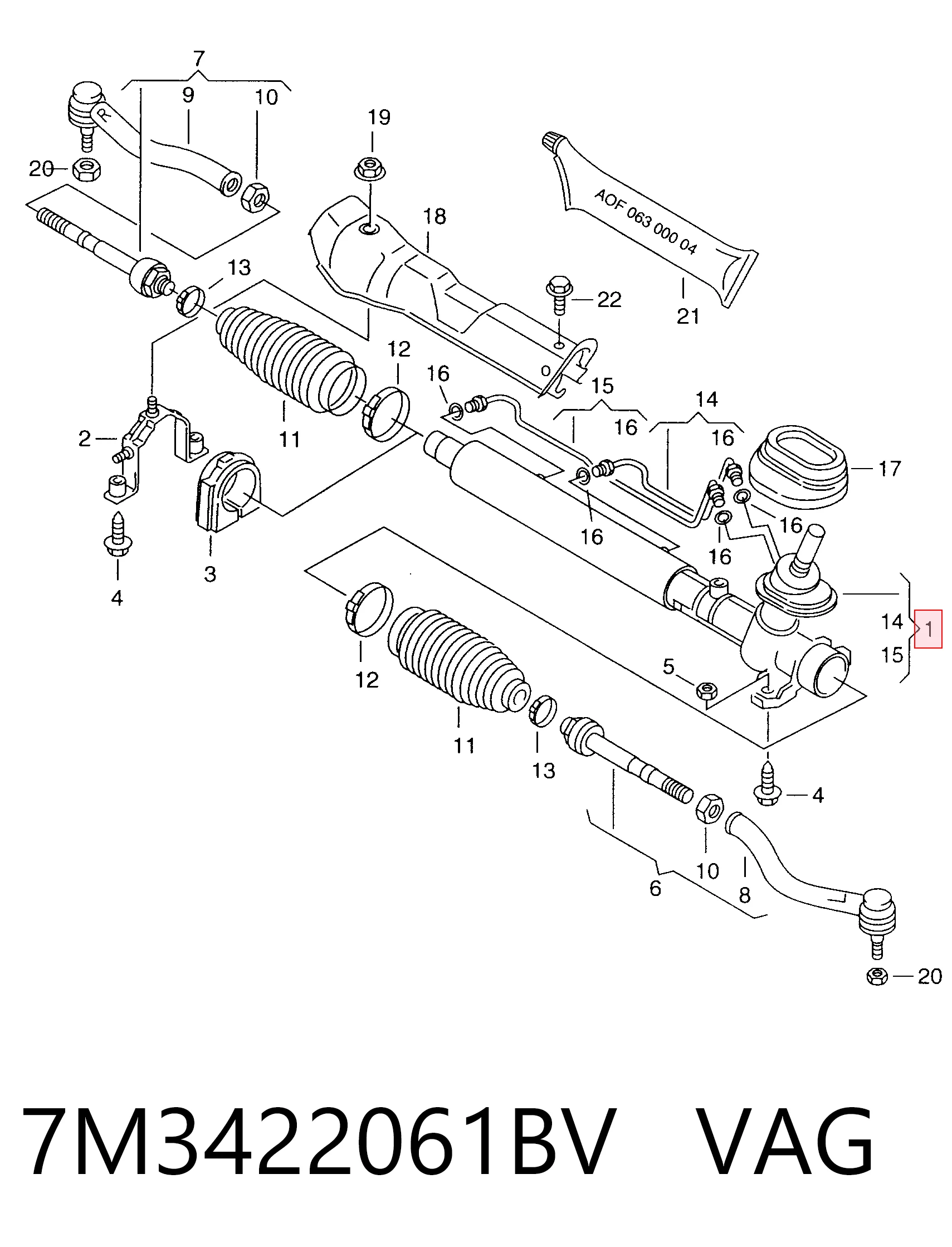 7M3422061BV VAG