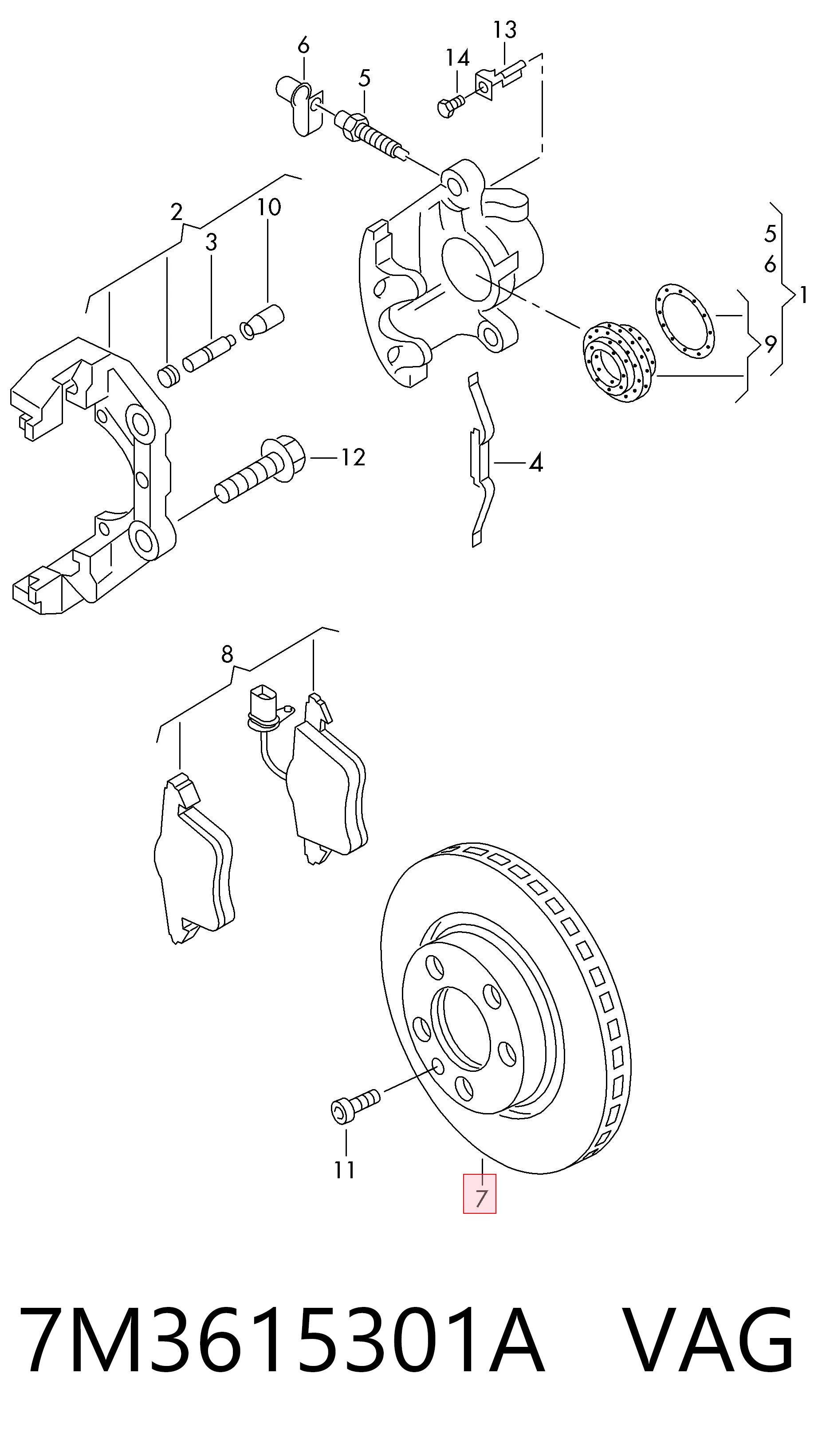 7M3615301A VAG