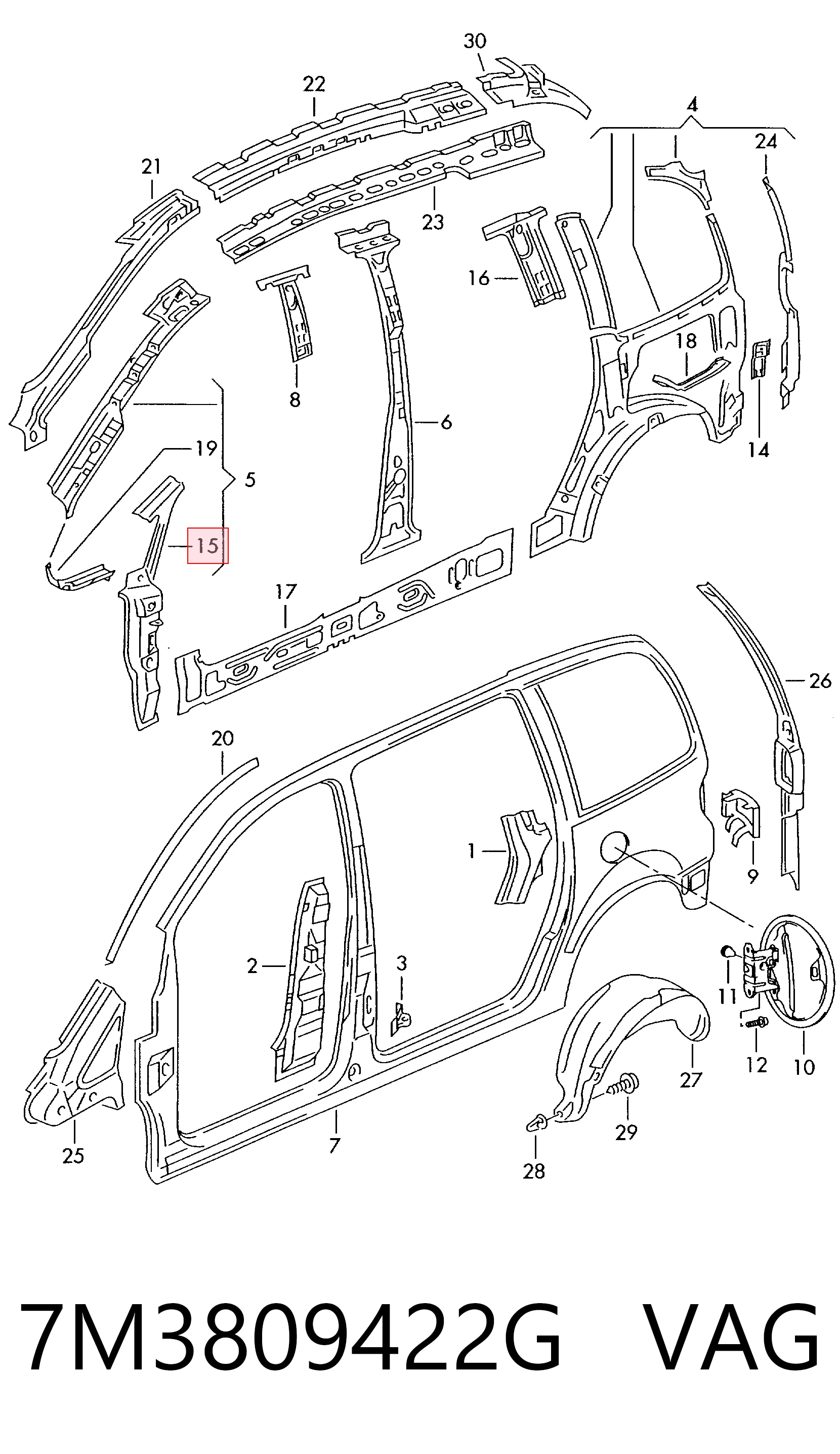 7M3809422G VAG