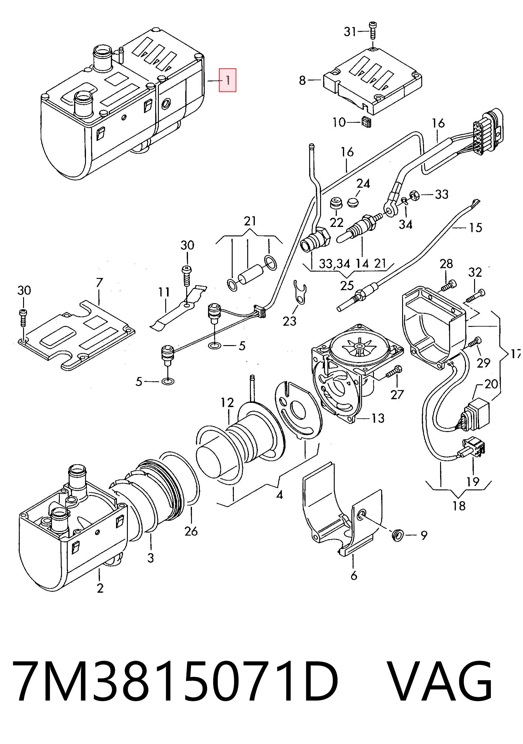 7M3815071D VAG