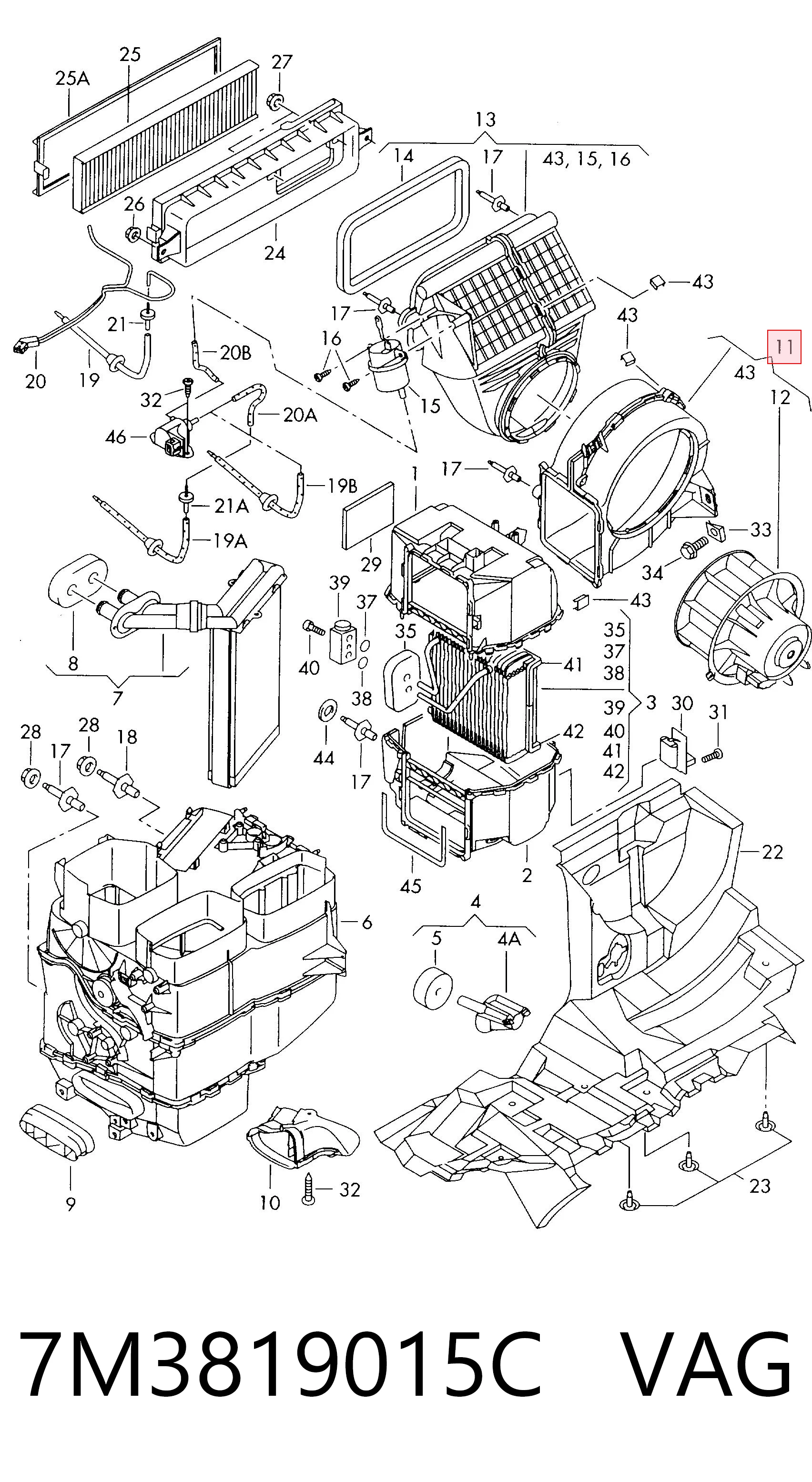 7M3819015C VAG