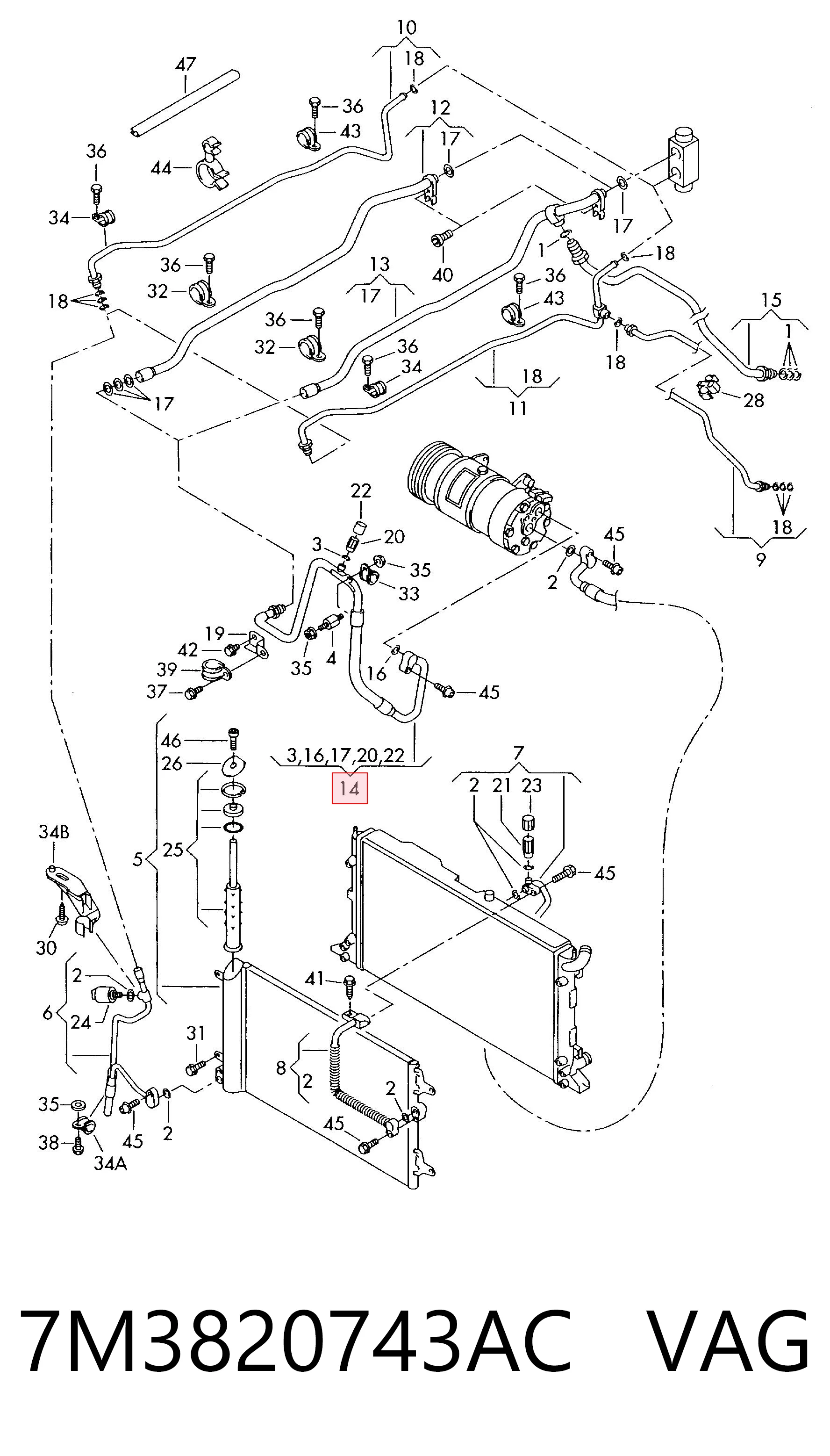 7M3820743AC VAG