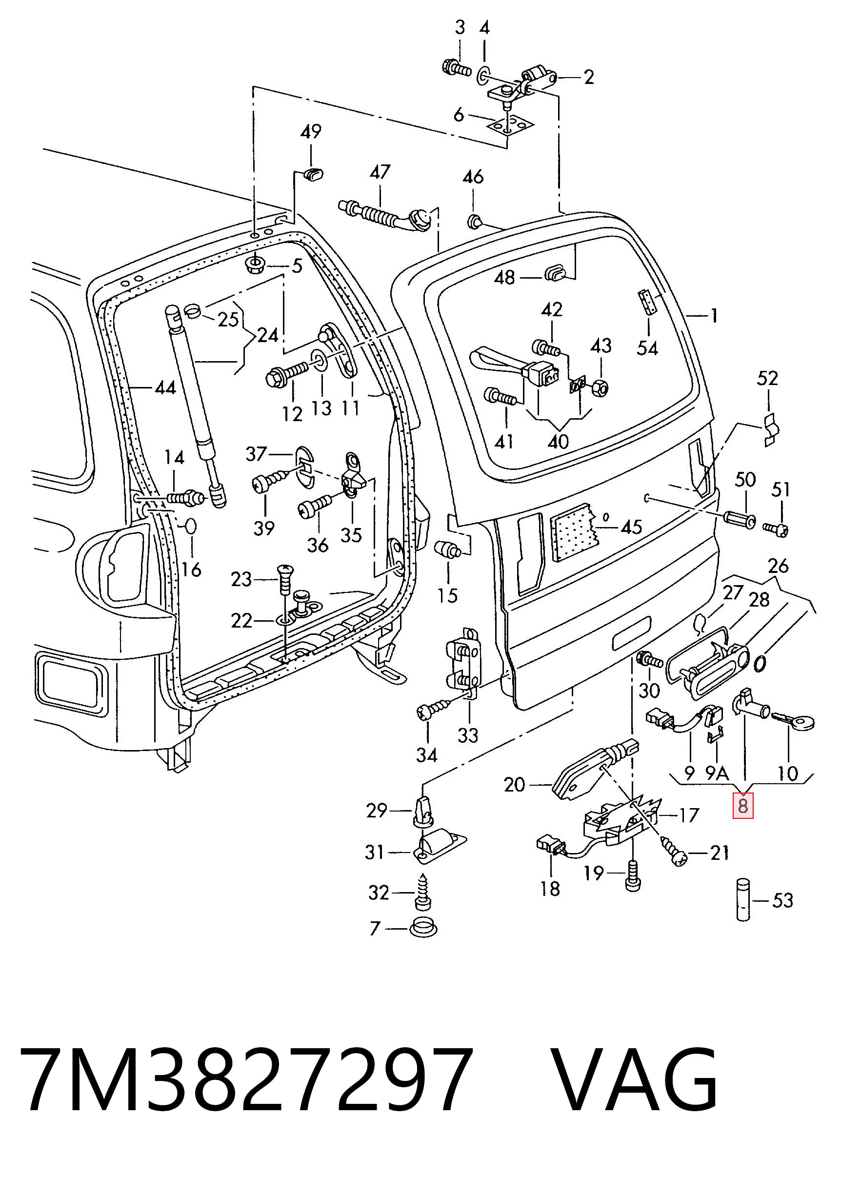 7M3827297 VAG