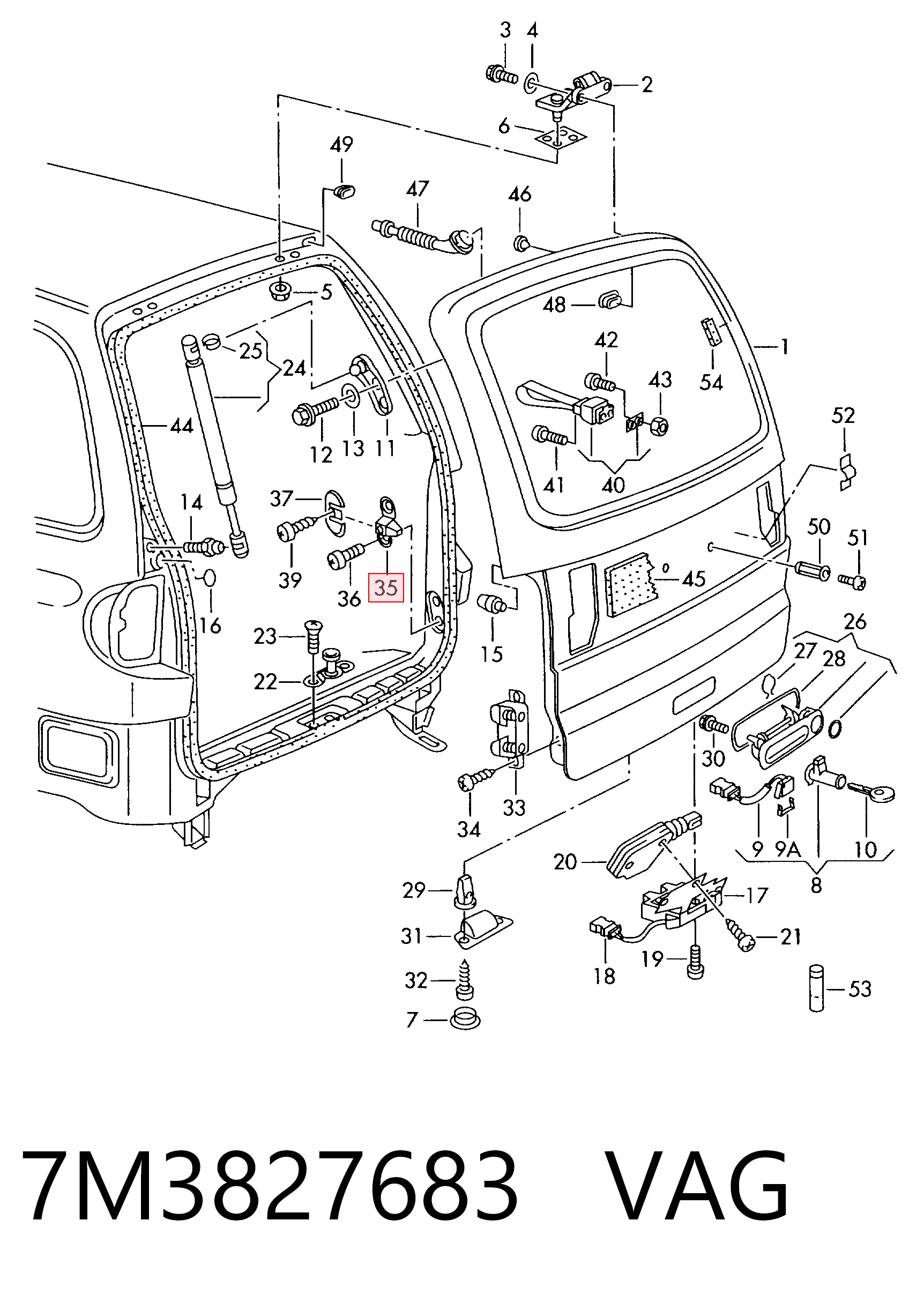 7M3827683 VAG