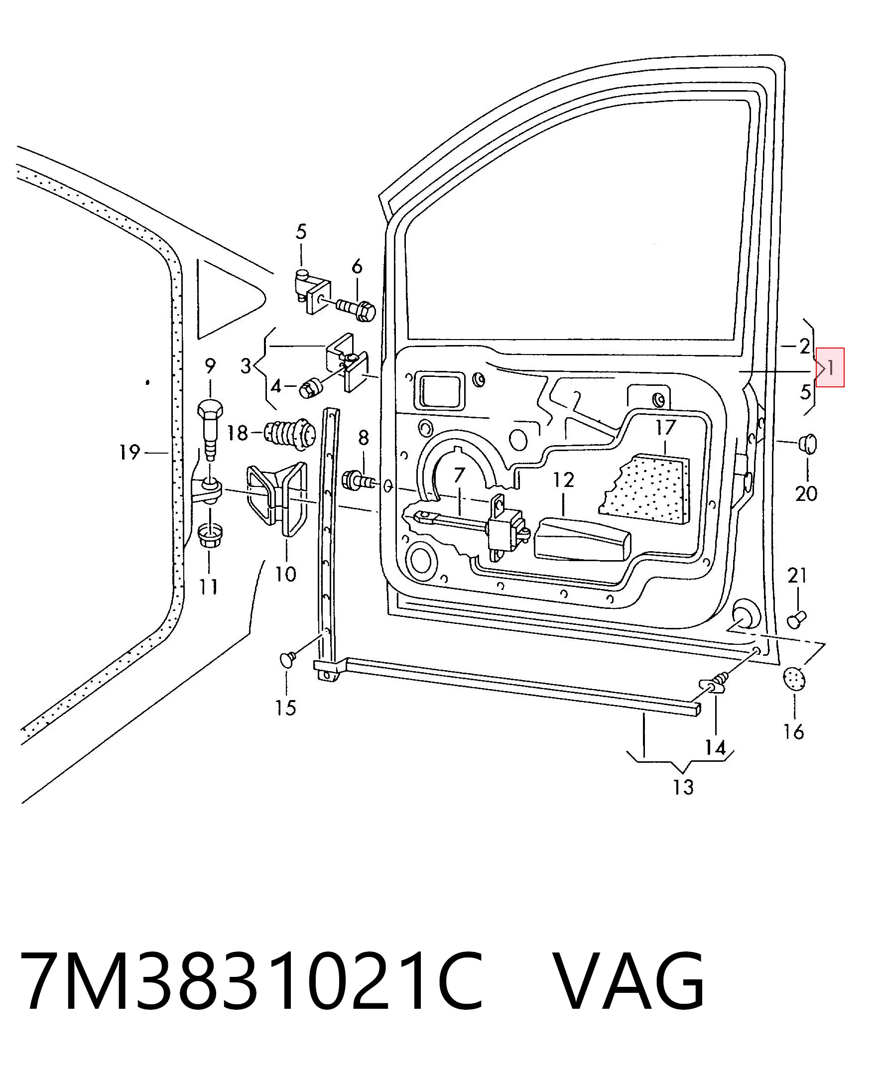 7M3831021C VAG