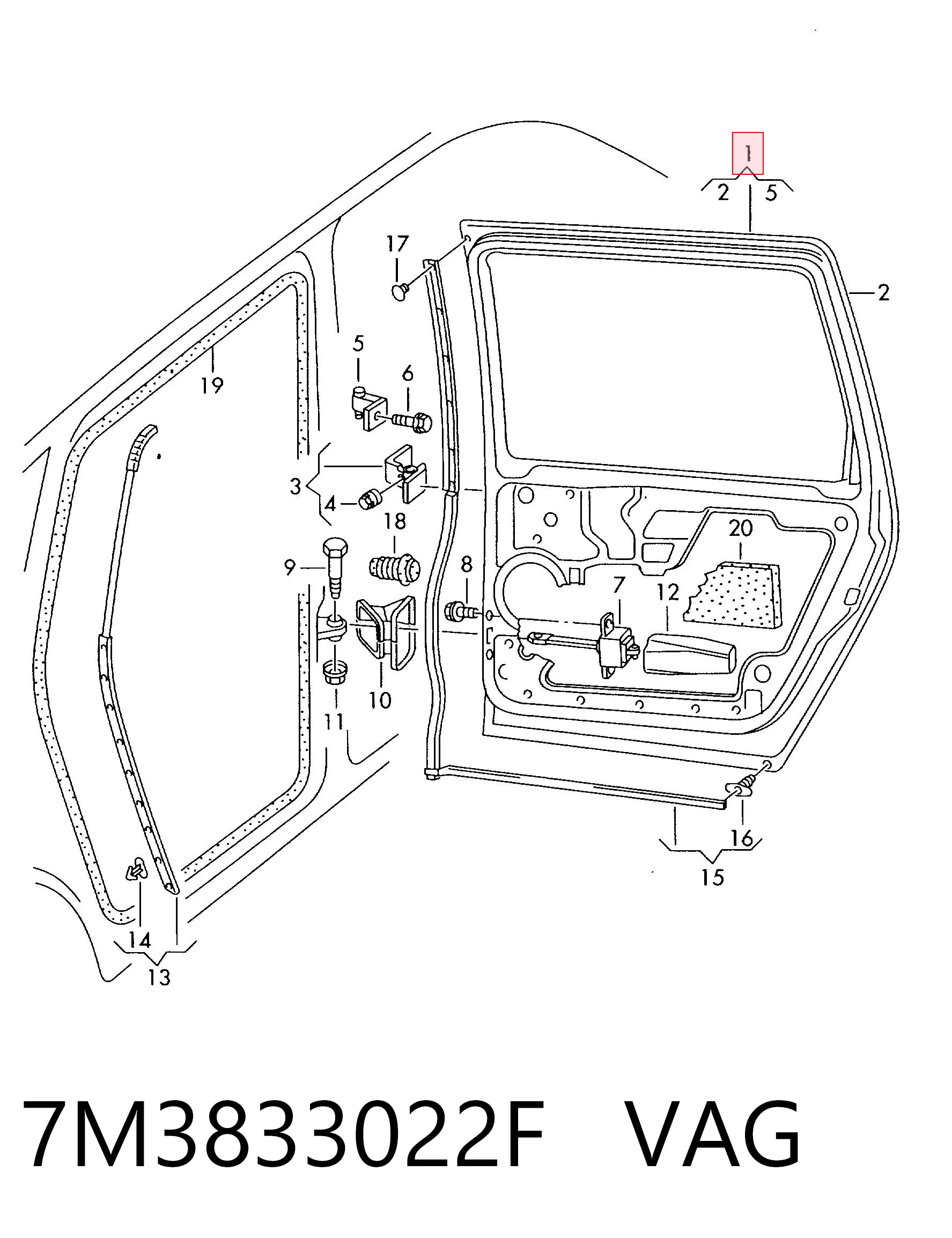 7M3833022F VAG